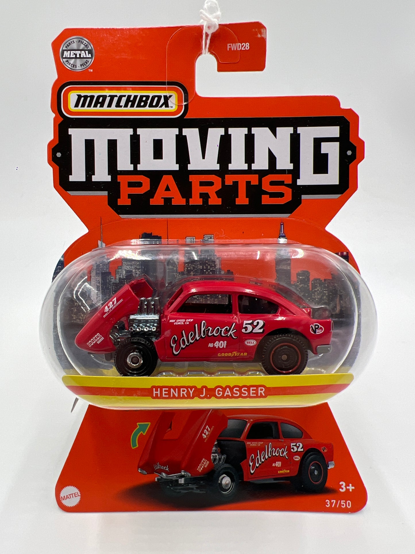 Matchbox Moving Parts #37 Henry J Gasser Red