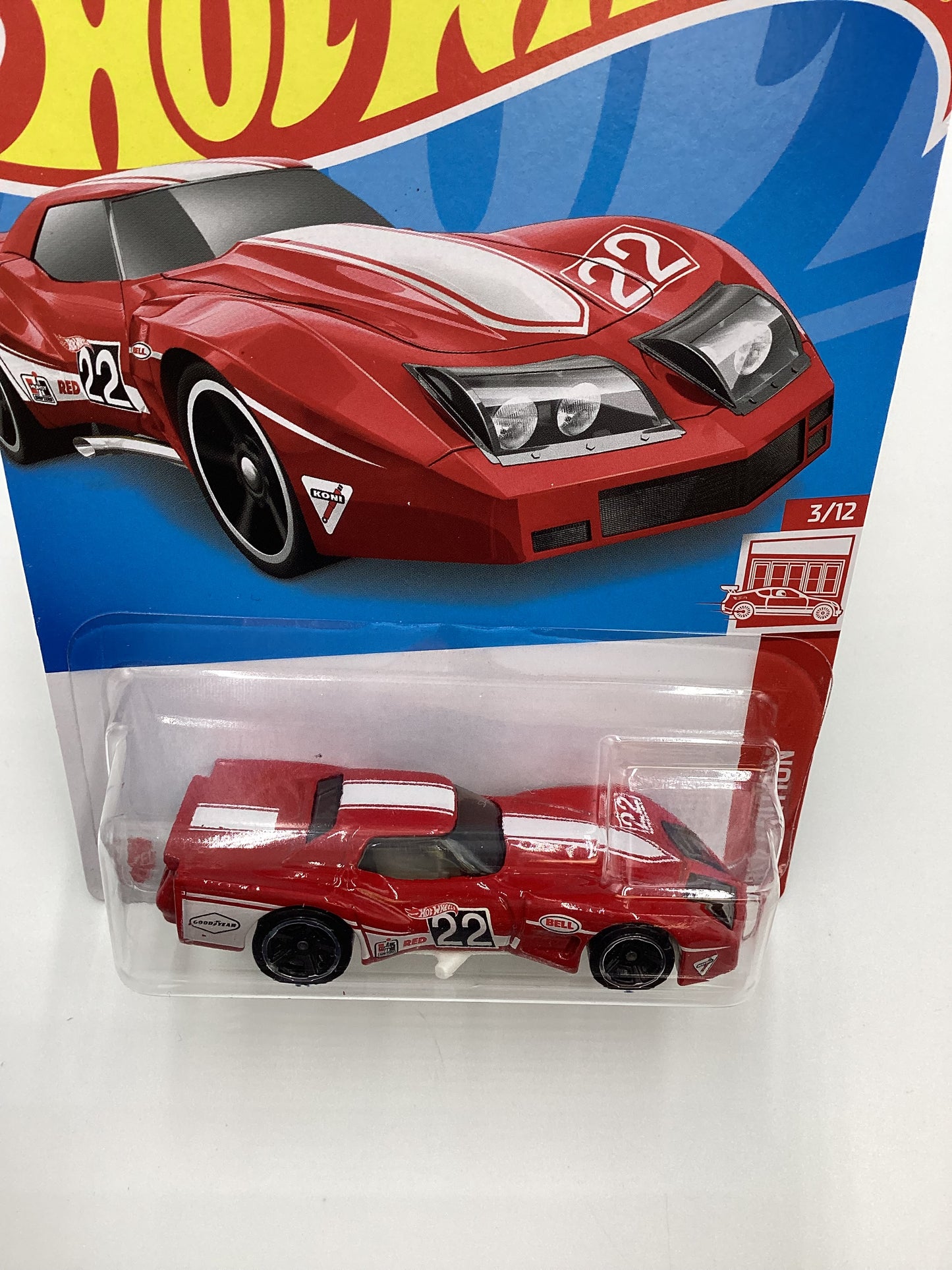 2022 Hot wheels Red Edition 76 Greenwood Corvette #21 149i