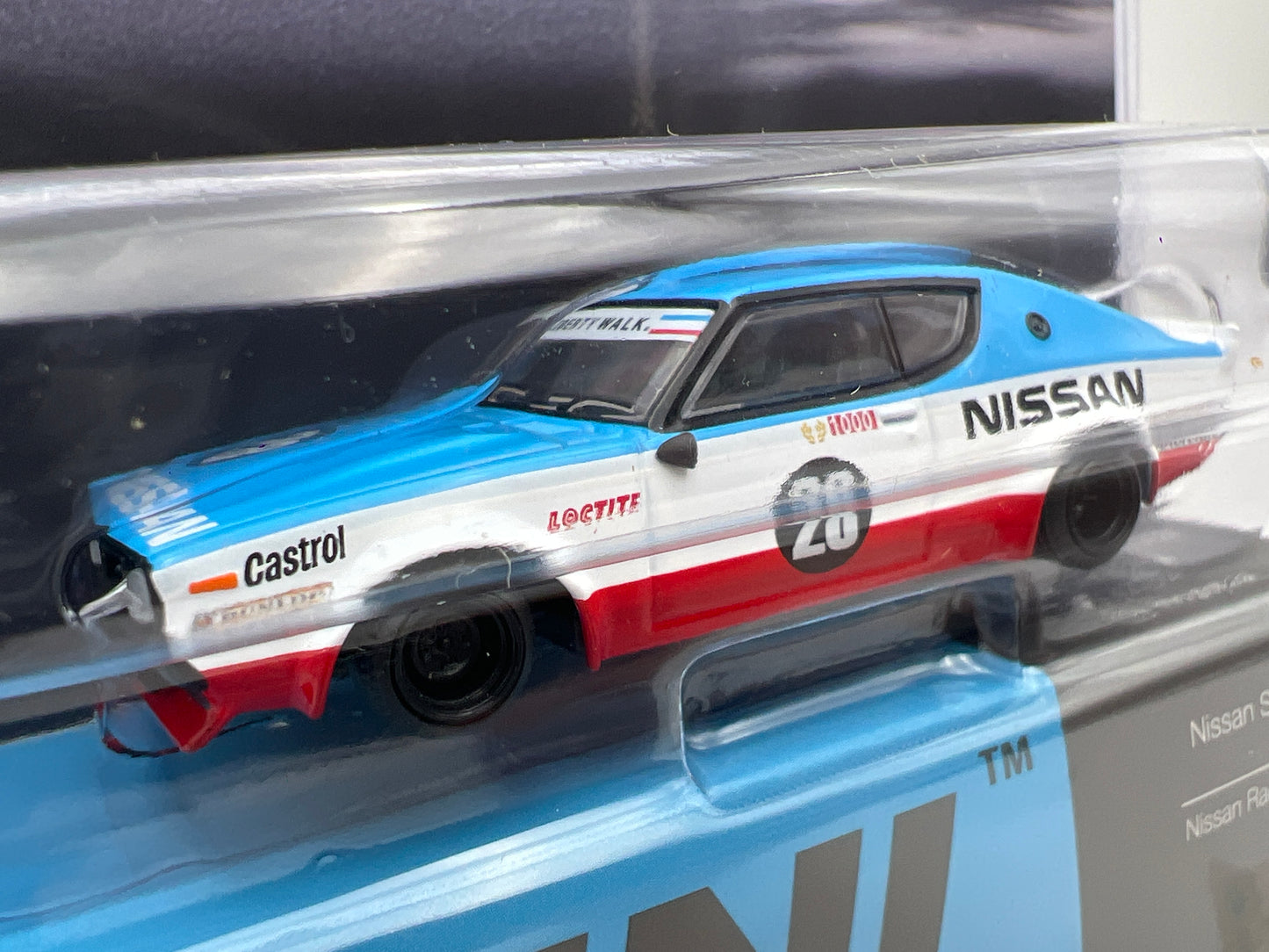 Mini GT #1212 Nissan Skyline Kenmari Liberty Walk Nissan Racing 75 Concept 220C