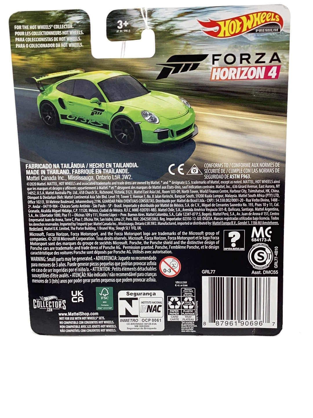 Hot Wheels Forza Horizon 4 Porsche 911 GT3 RS