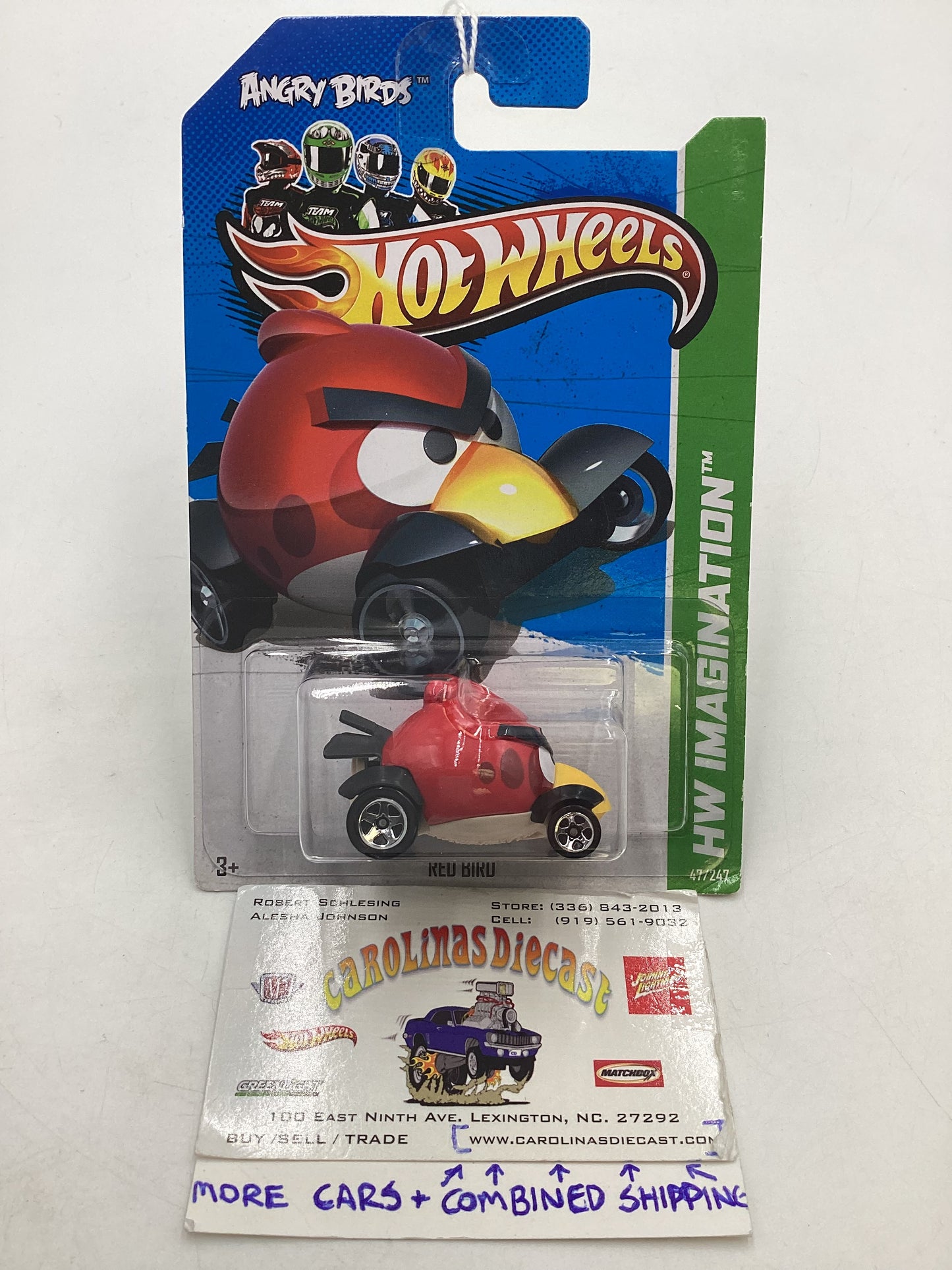 2012 Hot Wheels #47 Red Bird angry birds 111H