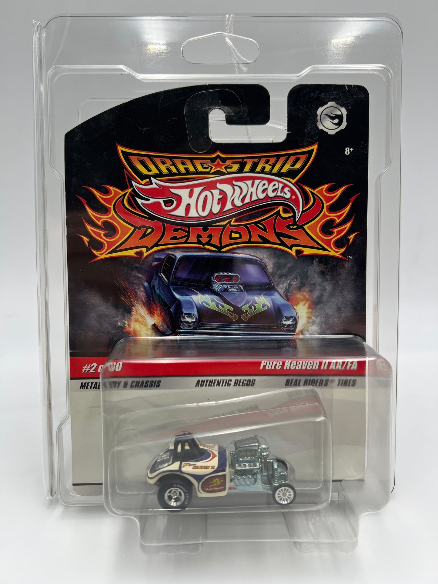 Hot Wheels Drag Strip Demons #2 Pure Heaven II AA/FA W/Protector