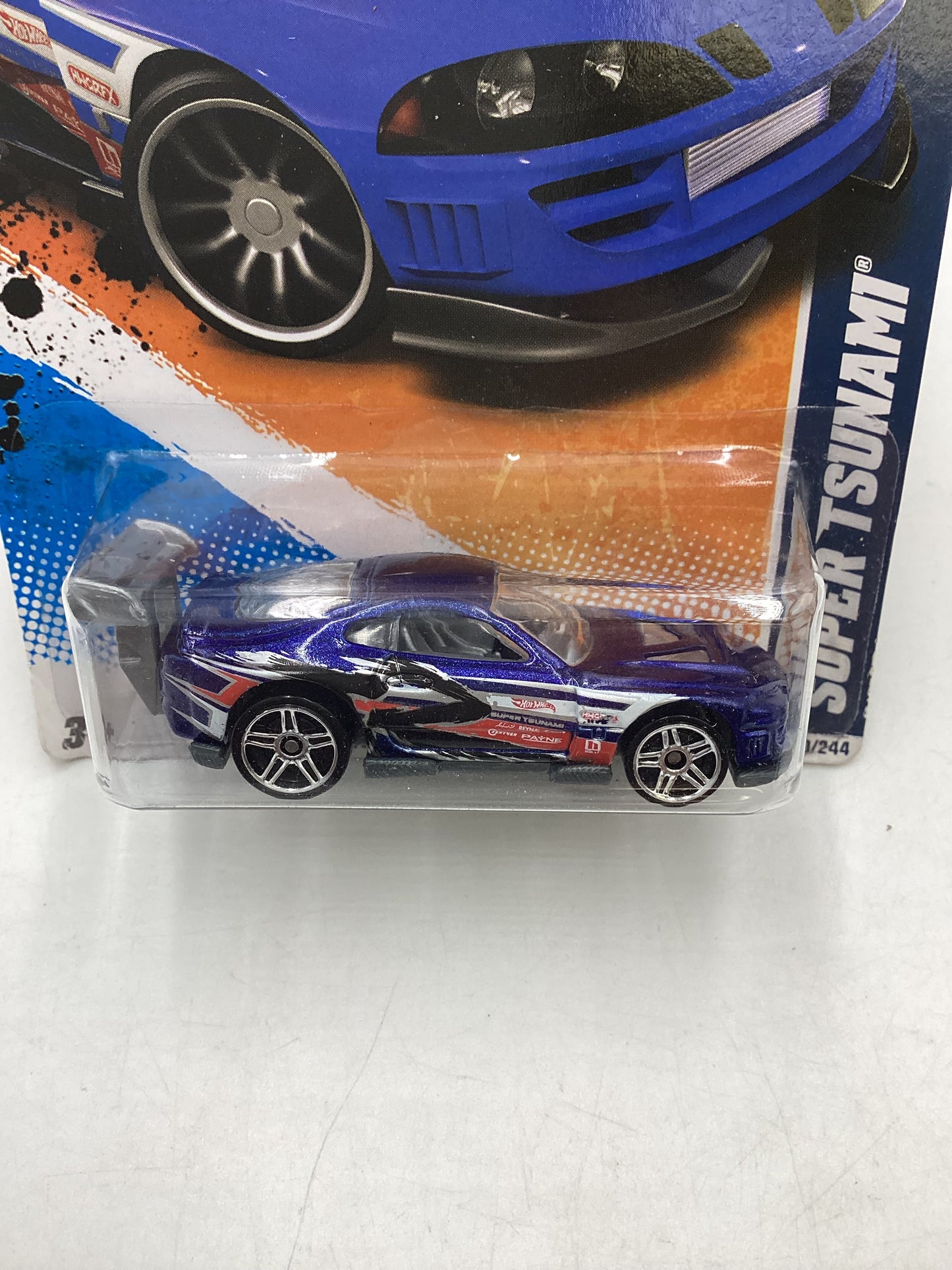 2011 Hot wheels #120 Super Tsunami Blue 86H