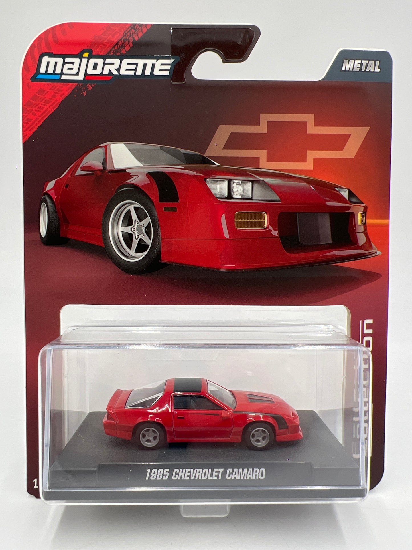 Majorette Metal Collection Series 1985 Chevrolet Camaro Red SR