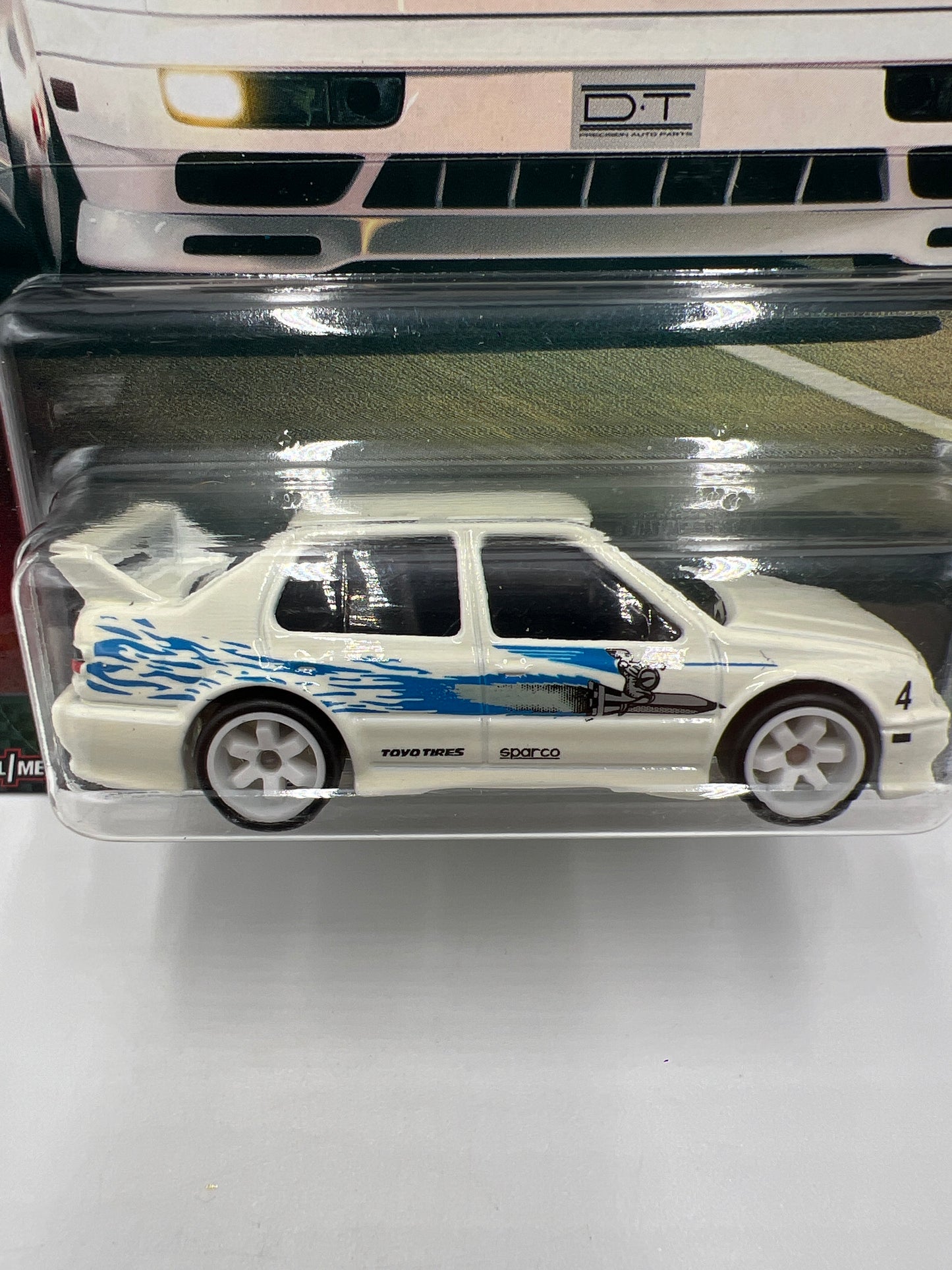 Hot Wheels Fast & Furious Original Fast #4 Volkswagen Jetta MK3 White W/Protector