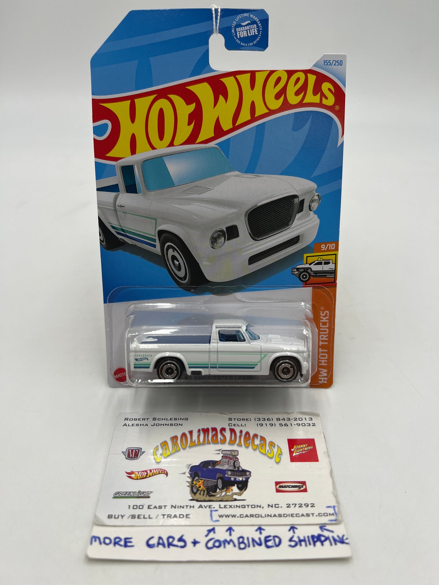 2024 Hot Wheels N Case #155 63 Studebaker Champ White 43B