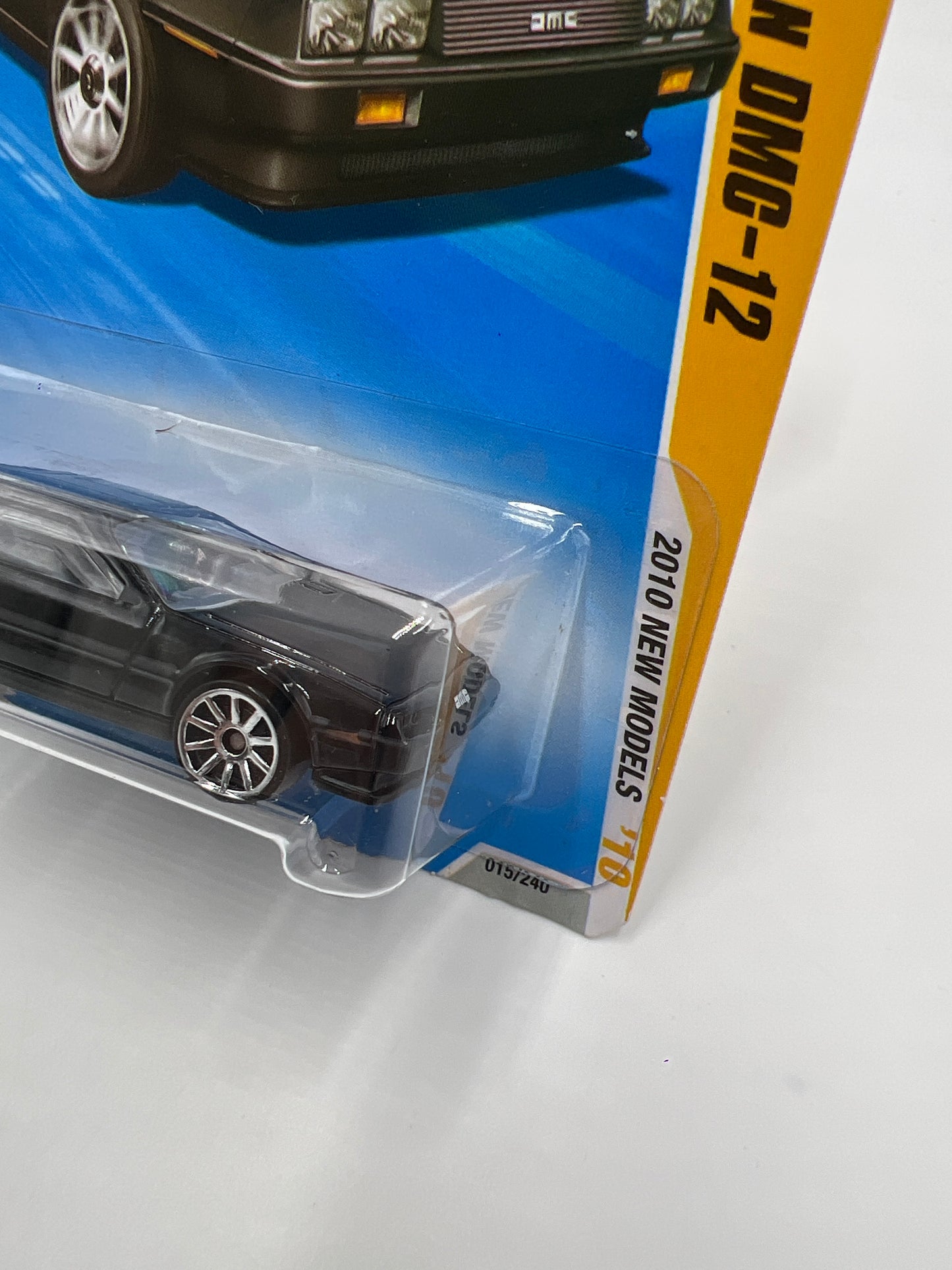 2010 Hot Wheels New Models #15 81 DeLorean DMC-12 Black 56B