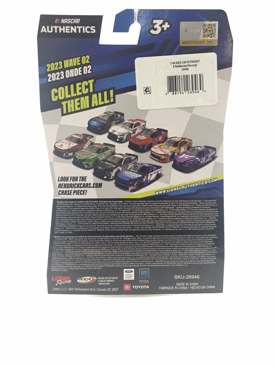 2023 nascar authentics wave 2 Kiki Raikkonen KK2