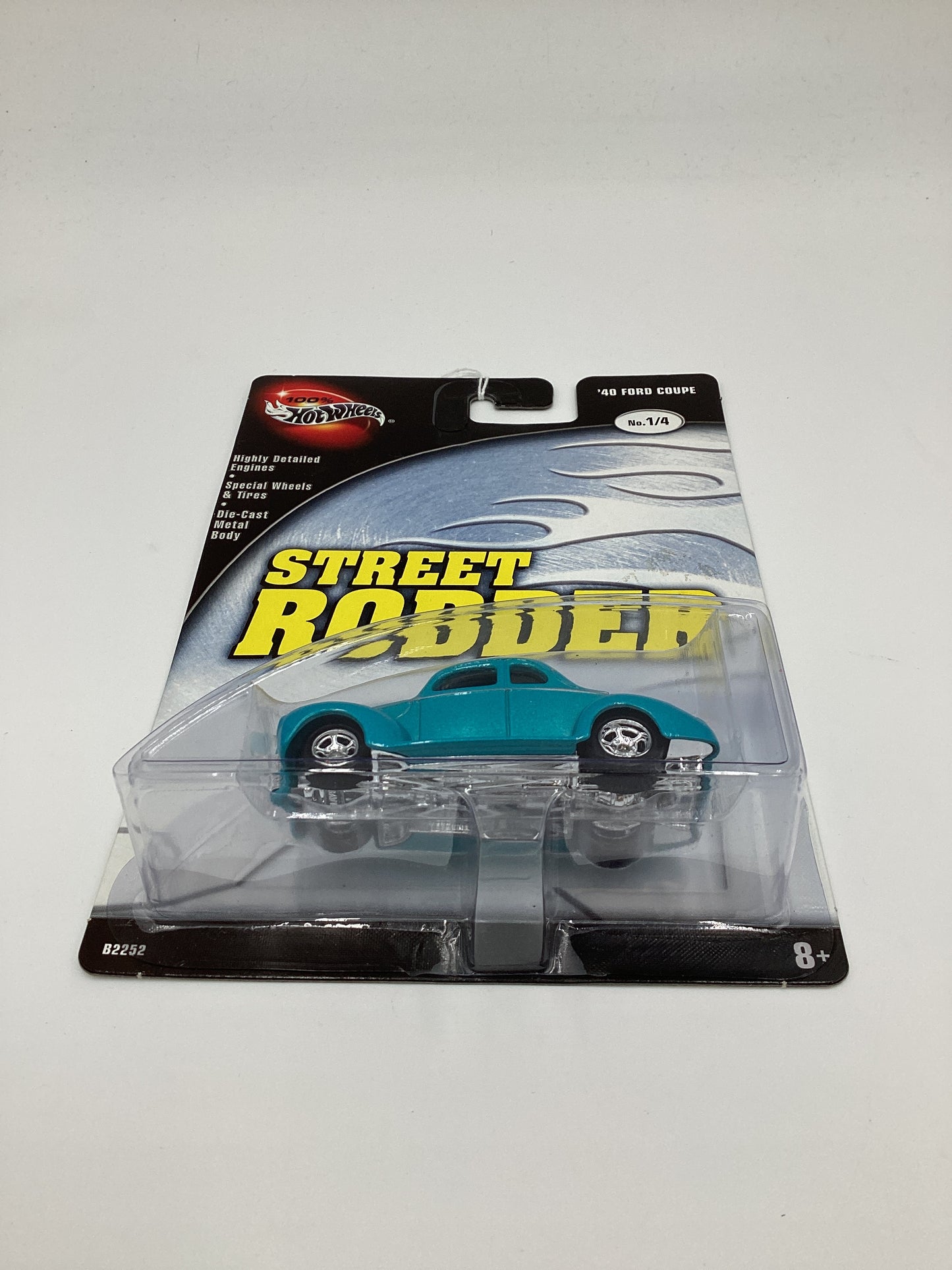 Hot Wheels 100% Street Rodder No. 1/4 40 Ford Coupe Teal 242G