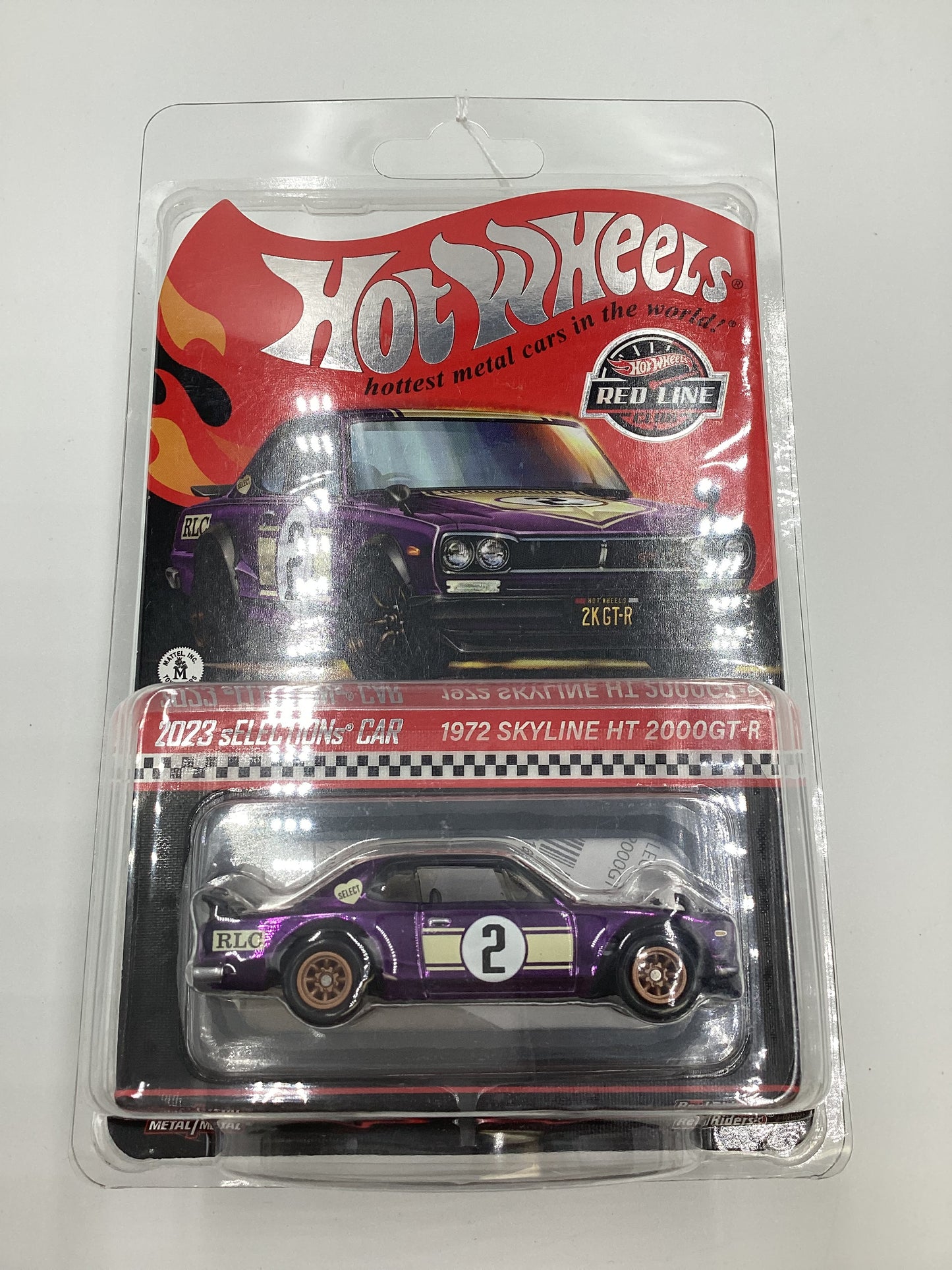 2023 Hot Wheels RLC sELECTIONs 1972 Skyline H/T 2000GT-R Purple with protector