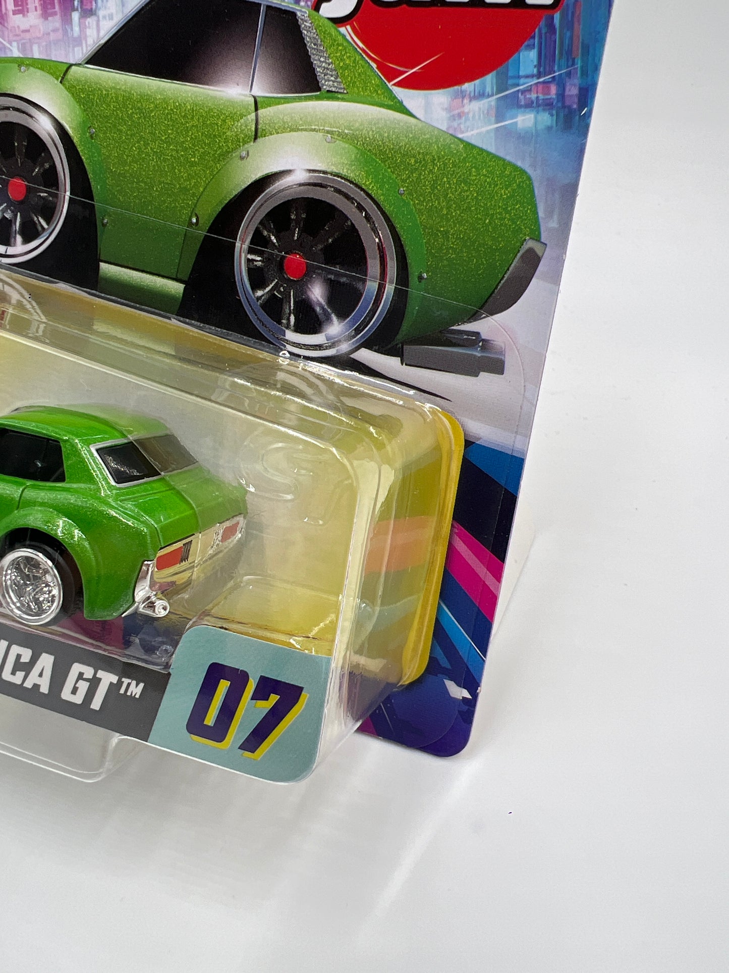 2025 MGA Car Tuned JDM Series 1 #7 71 Toyota Celica GT Green 180G