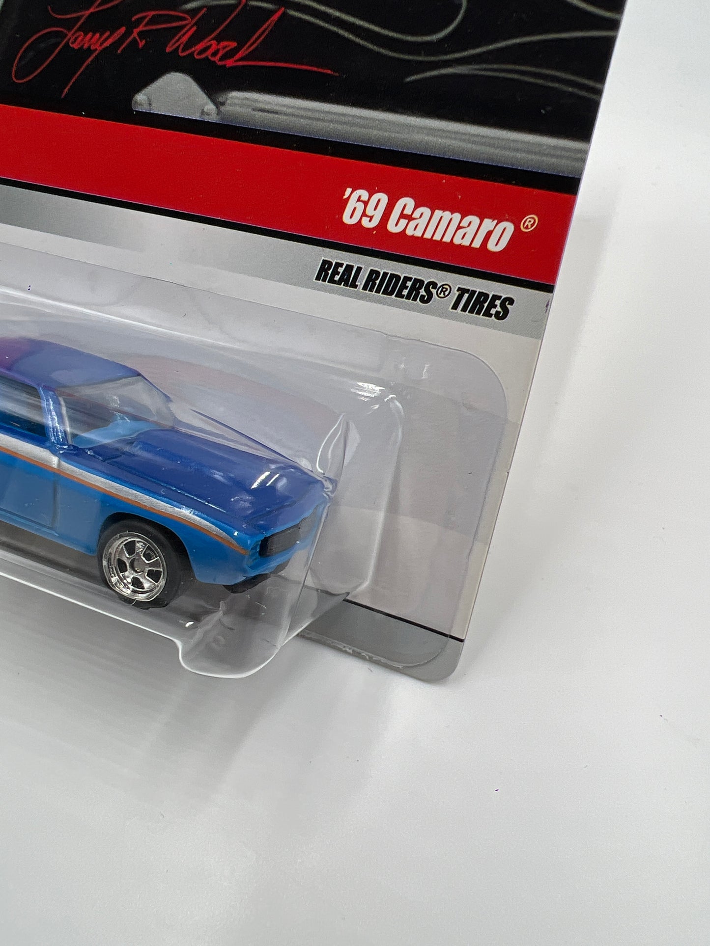 Hot Wheels Premium Larrys Garage #17 CHASE 69 Camaro Blue (SR)