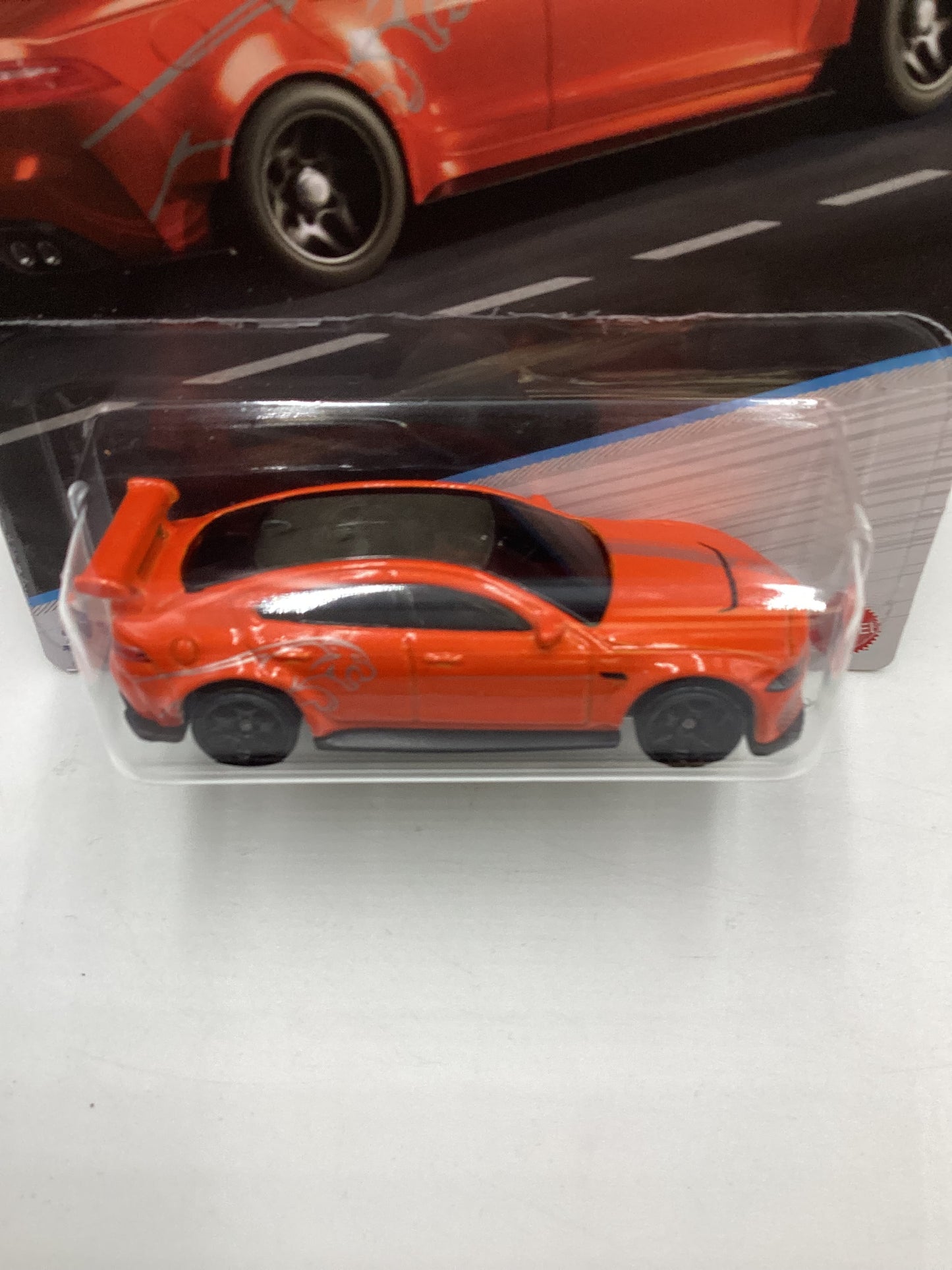 Hot Wheels Walmart Exclusive Luxury Sedans #4 Jaguar XE SV Project 8 Orange