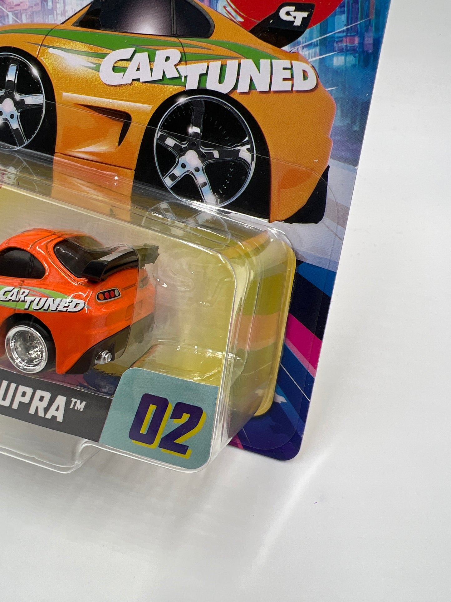 2025 MGA Car Tuned JDM Series 1 #2 93 Toyota Supra Orange 180B