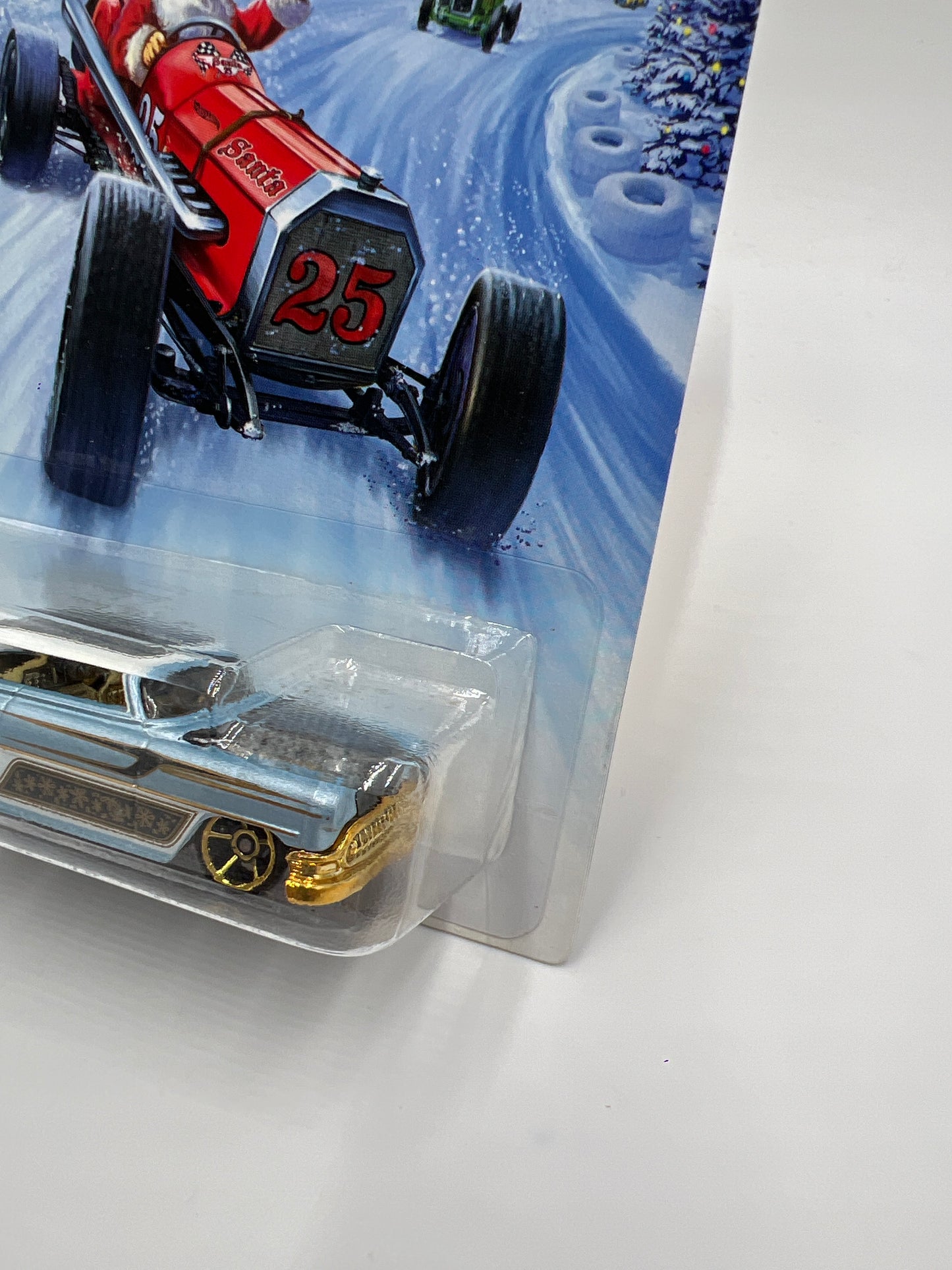 2014 Hot Wheels Holiday Hot Rods #2 Custom 53 Chevy Light Blue 158A