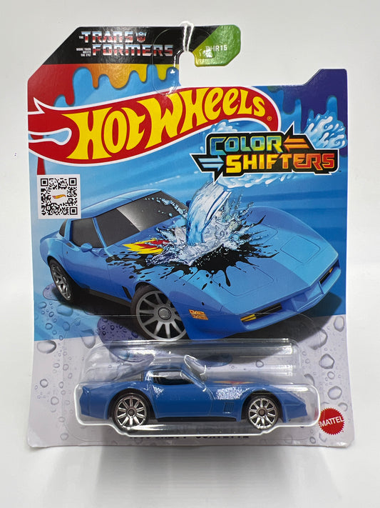 2025 Hot Wheels Color Shifters Transformers 1980 Chevy Corvette Blue 116B