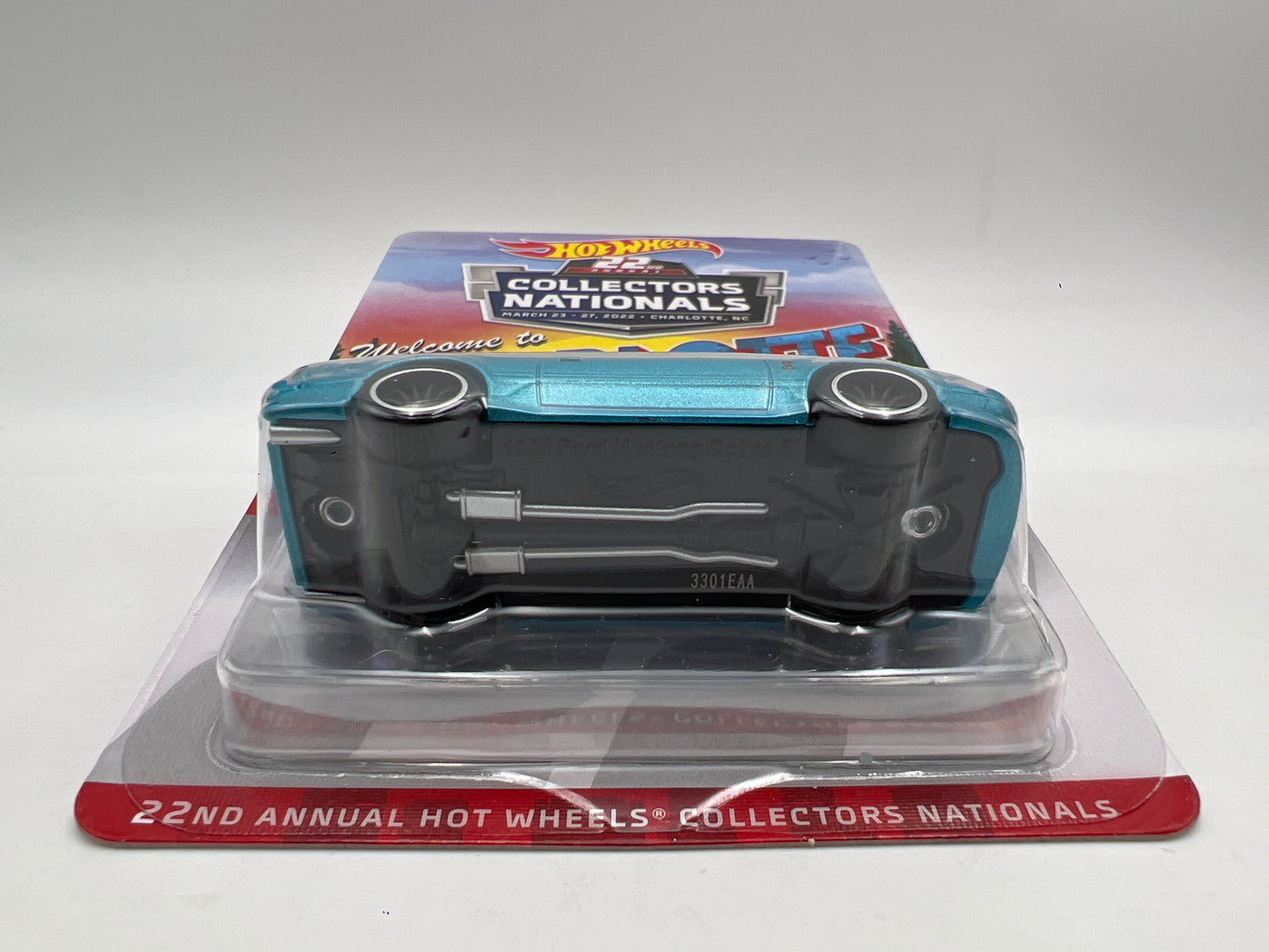 2022 Hot Wheels 22th Collectors Nationals Dinner Sticker 1993 Ford Mustang Cobra R W/Protector
