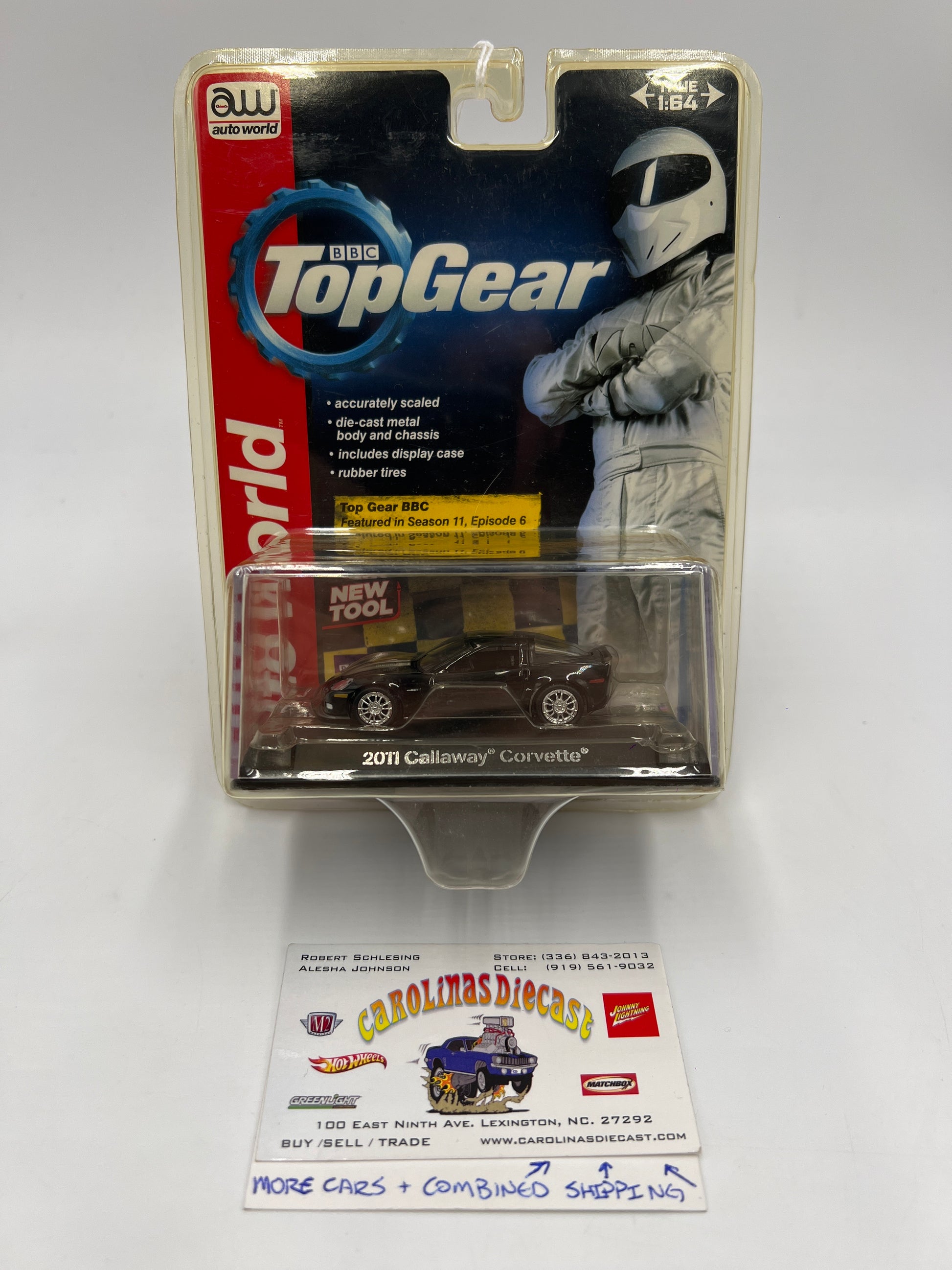 top gear season 3 episode 6 Auto World Top Gear #3 2011 Callaway Corvette Black 181E – carolinasdiecast