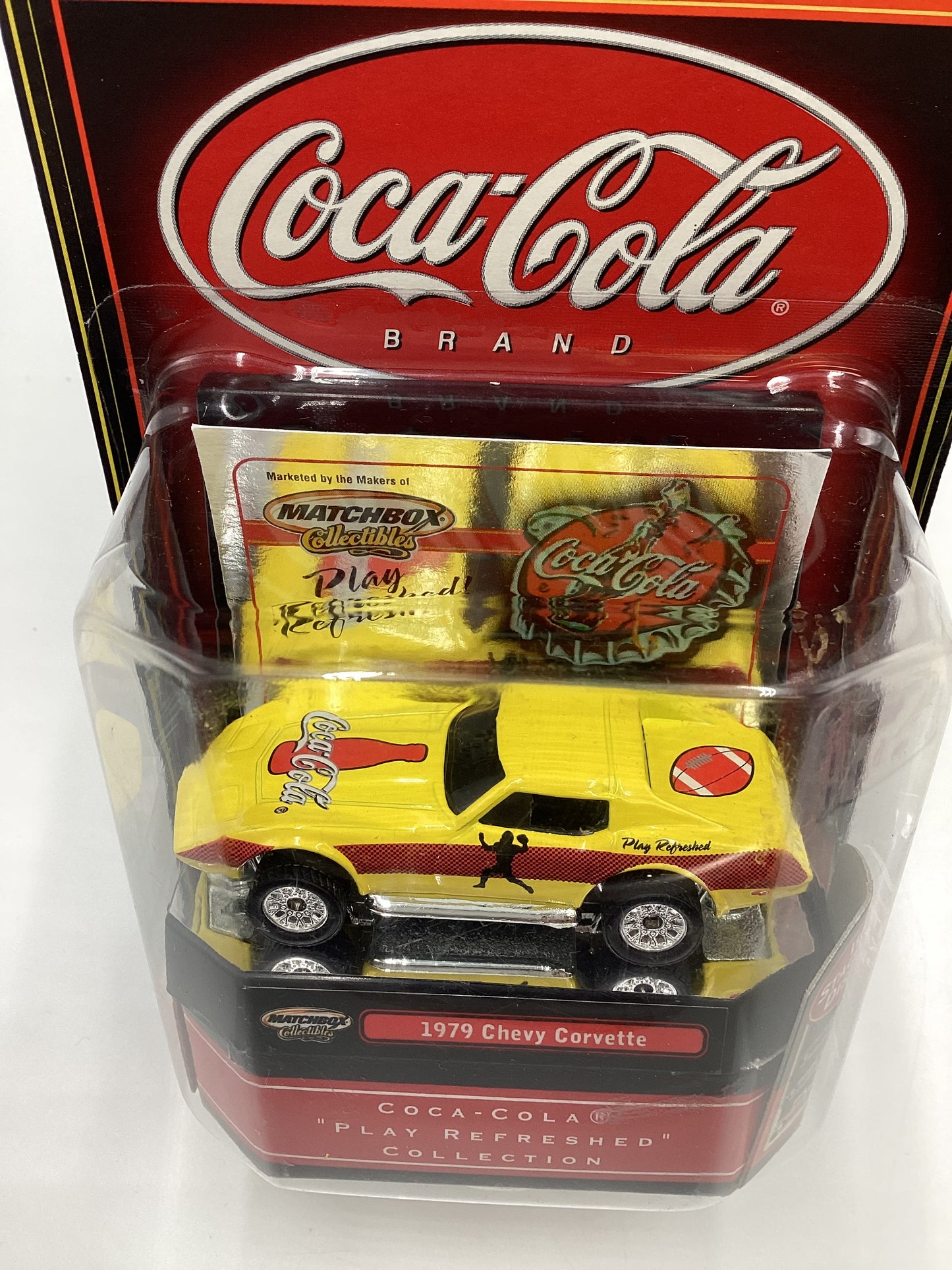 Matchbox Collectibles Coca Cola 1979 Chevy Corvette Yellow (SR)