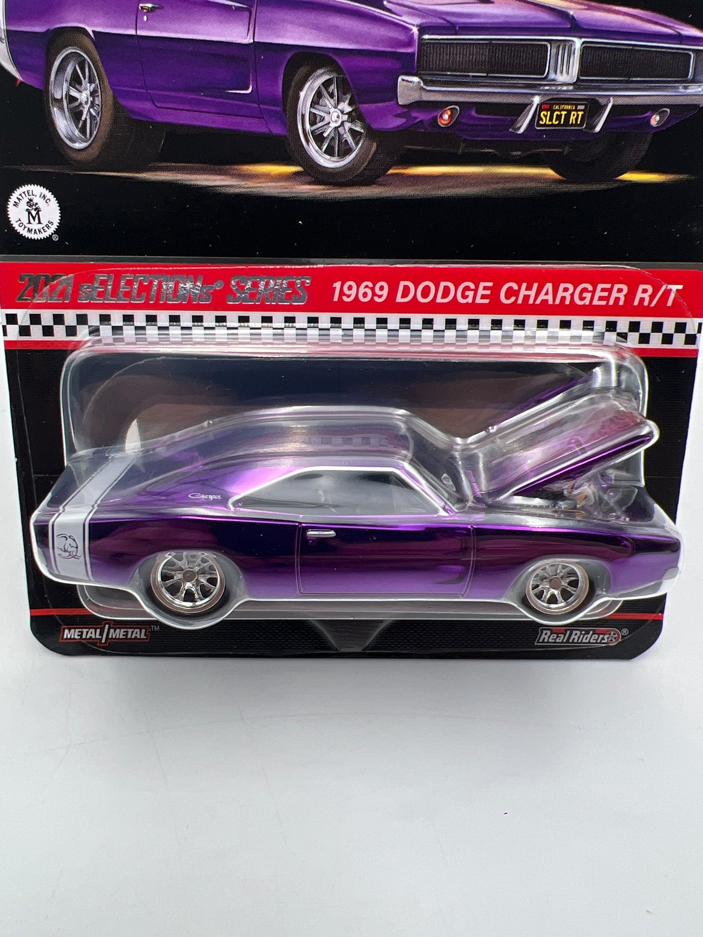 2021 Hot Wheels RLC sELECTIONs Series 1969 Dodge Charger R/T Purple W/Protector
