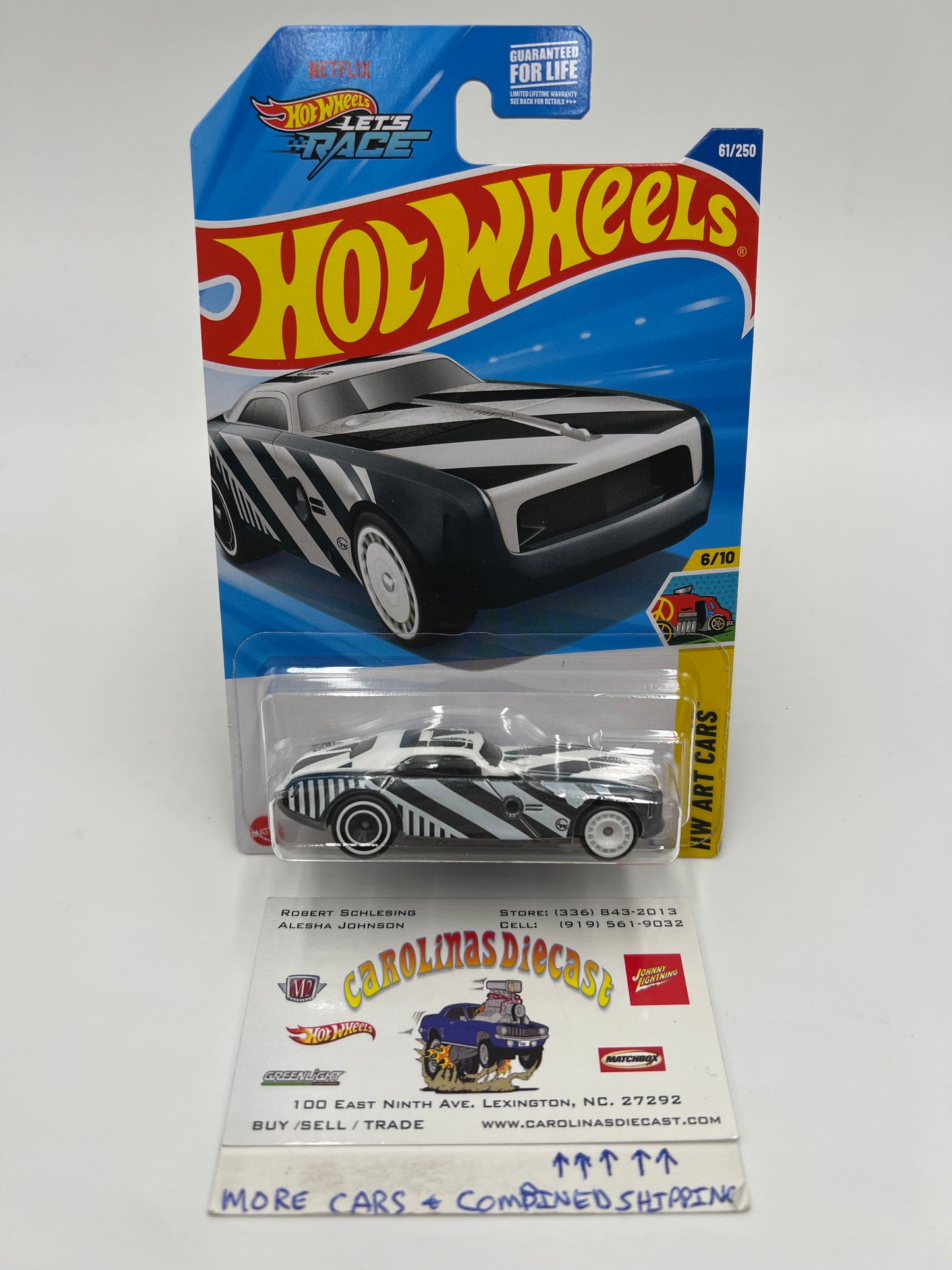 2025 Hot Wheels C Case Super Treasure Hunt #61 Hi-Roller II Black/White W/Protector #2