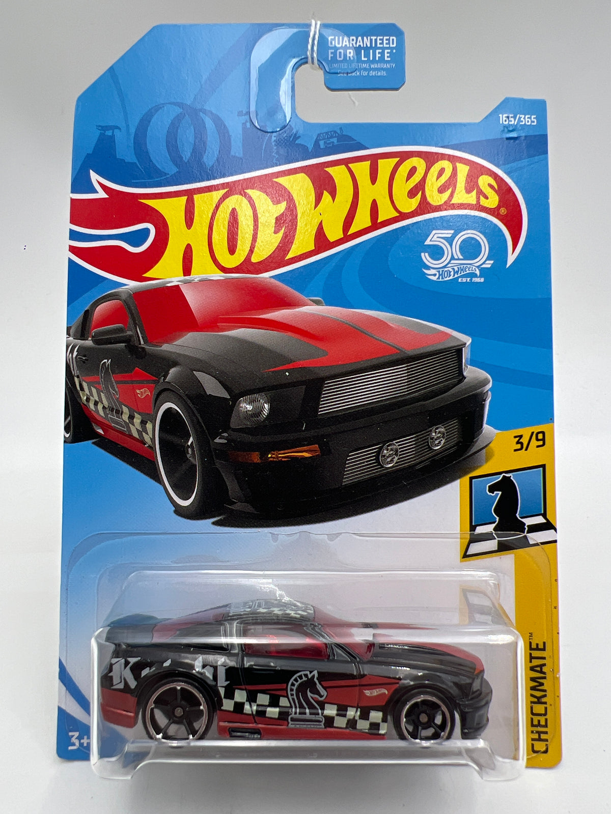 2018 Hot Wheels #165 07 Ford Mustang Black