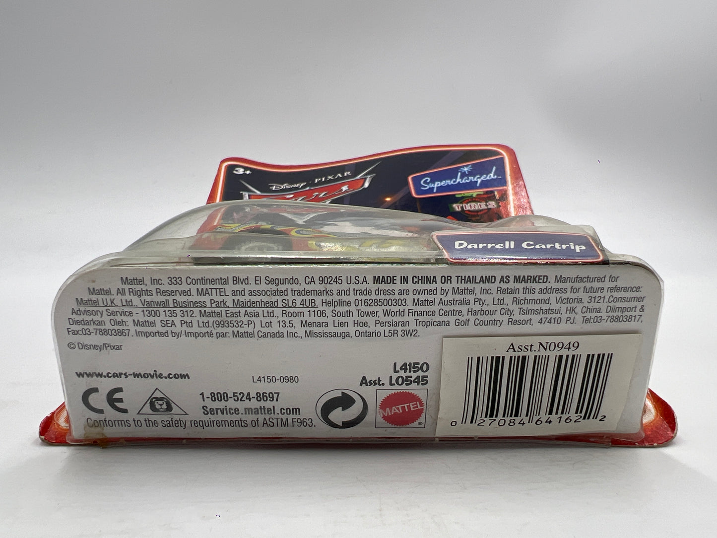 Disney Pixar Cars Supercharged Darrell Cartrip 142H