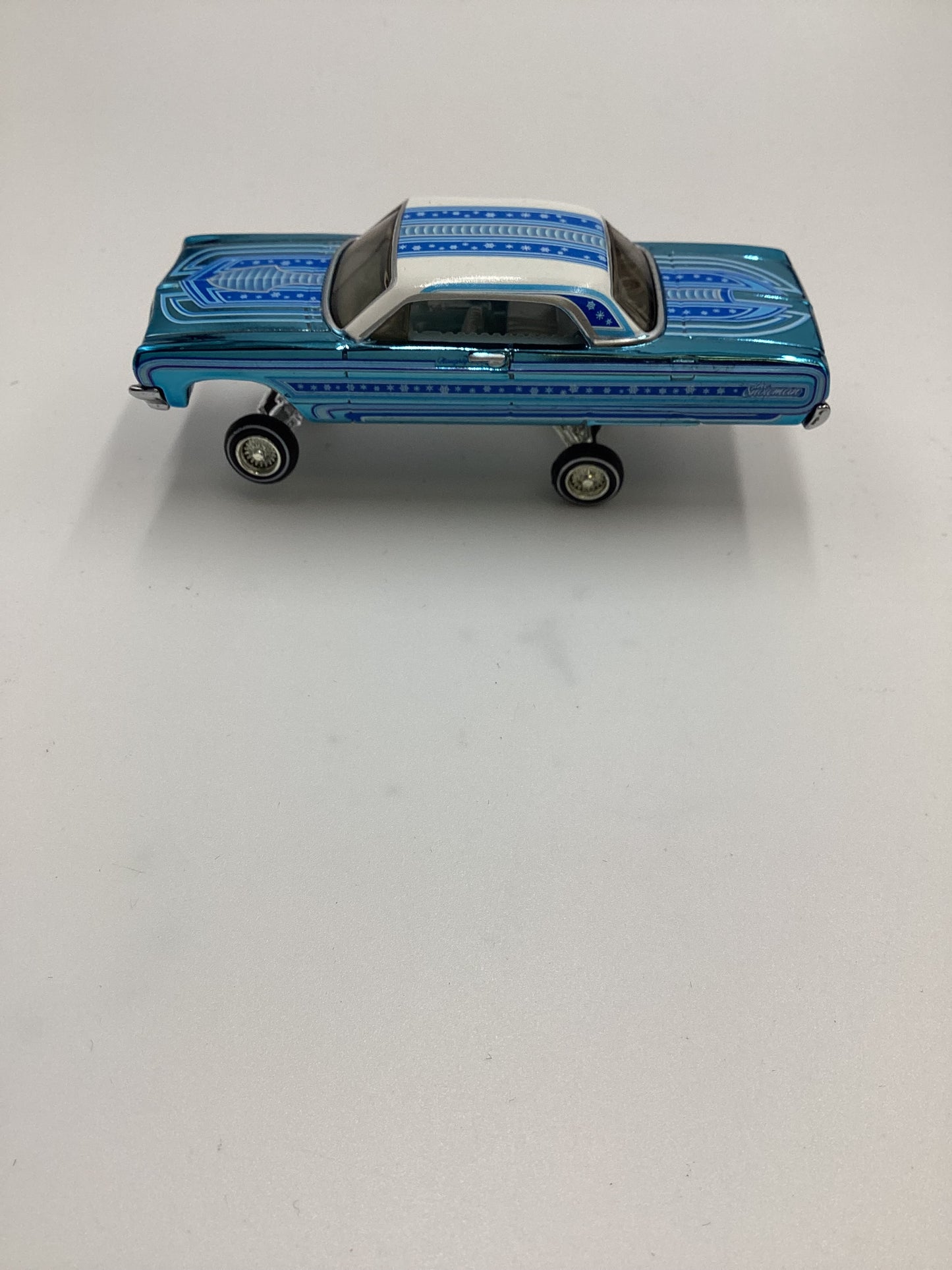 2021 Hot Wheels RLC #23717/30000 64 Chevy Impala Blue Snowman