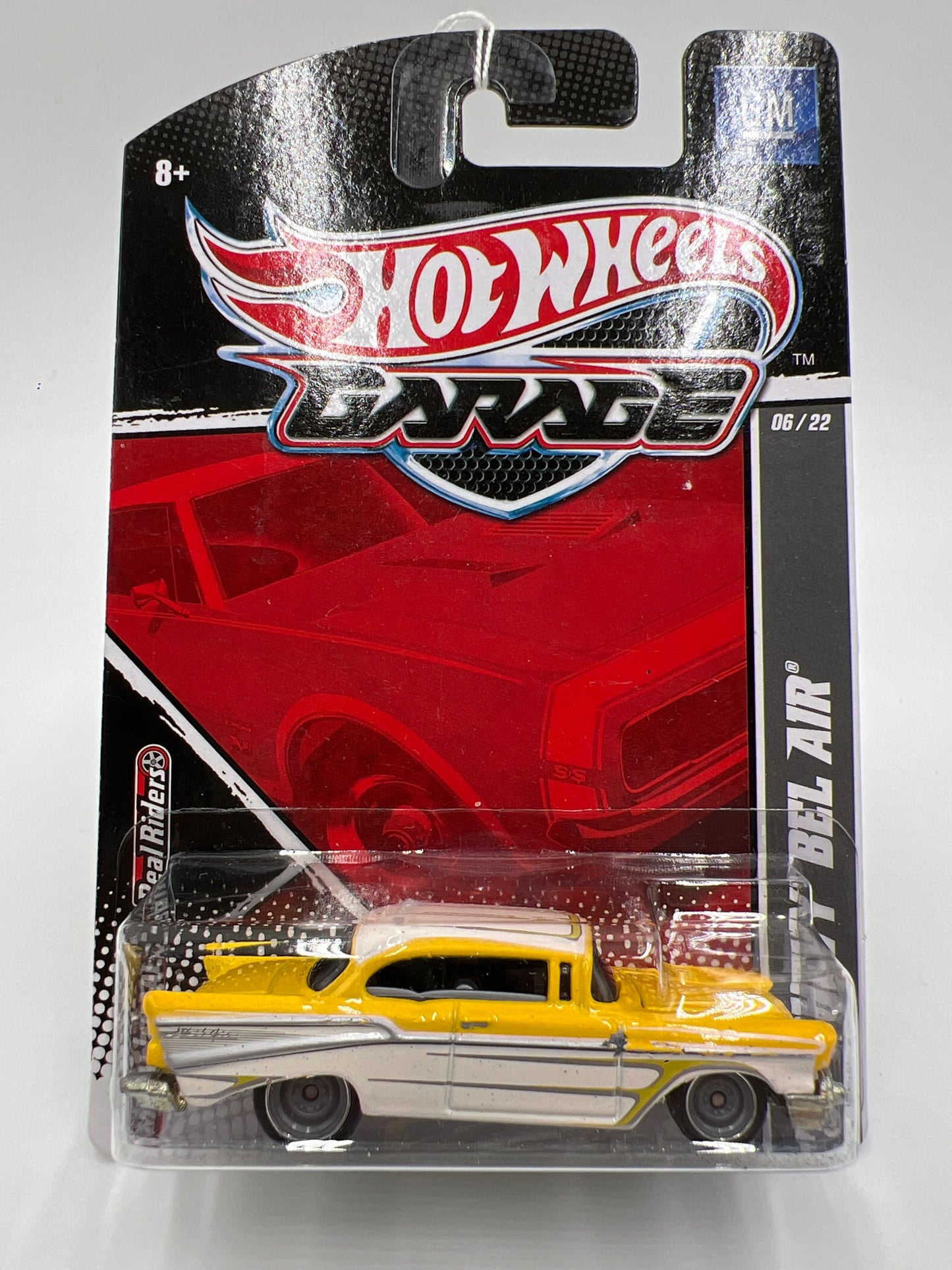 Hot Wheels Premium Garage Series #6 57 Chevy Bel Air Yellow/White