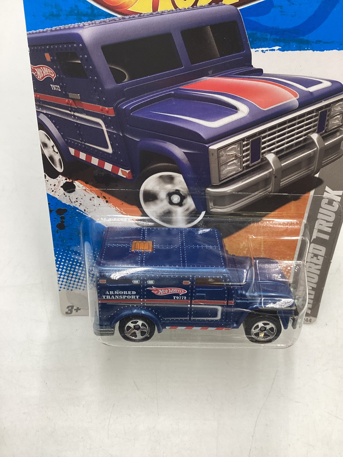 2011 Hot Wheels #229 Armored Truck Blue 45i