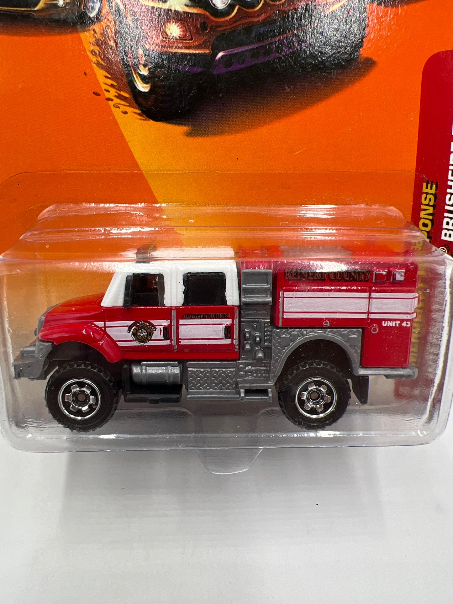 Matchbox Emergency Response #52 International Brushfire Truck Red 216J