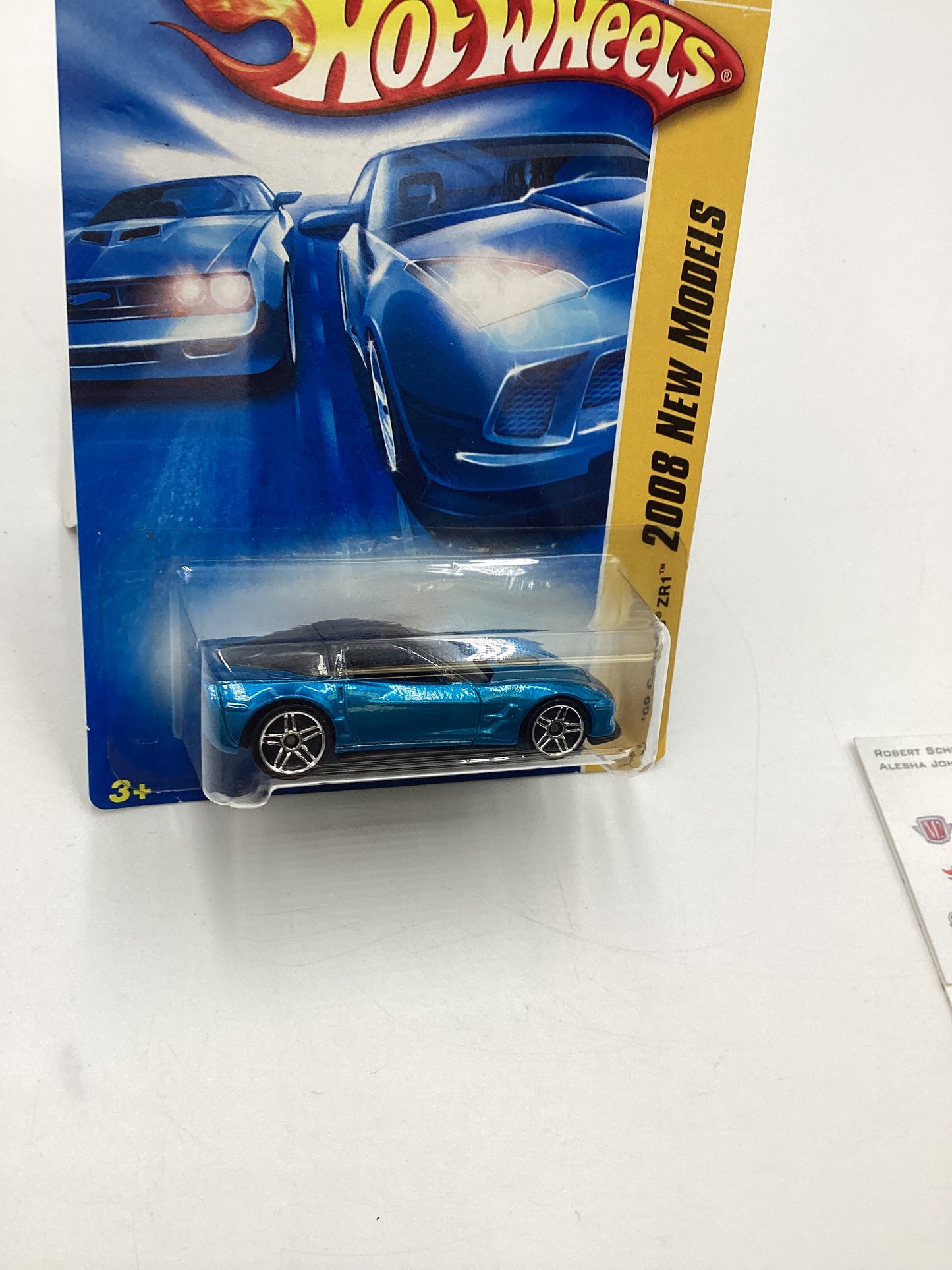 2008 Hot Wheels New Models #9 09 Corvette ZR1 Blue 2B