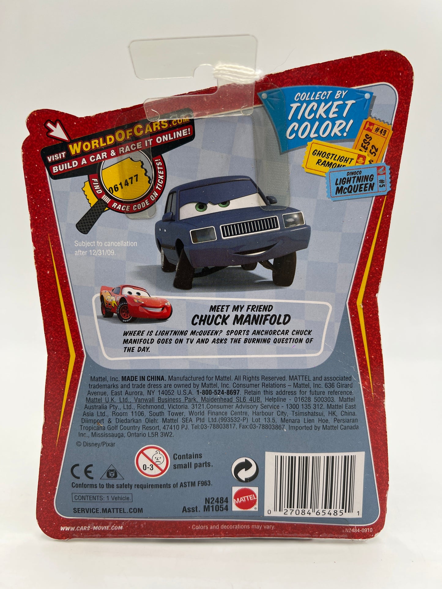 Disney Pixar The World Of Cars Race O Rama #64 Nitroade Pitty 138C