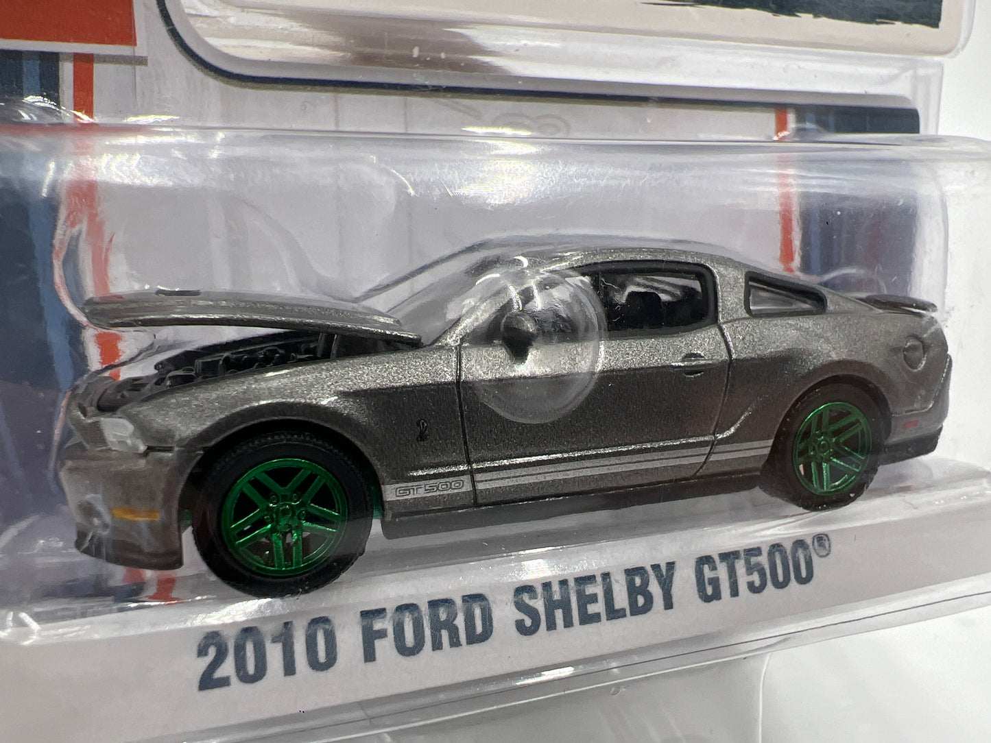 Greenlight VHTF GL Muscle Series 2 2010 Ford Shelby GT500 Silver W/Shop Tool