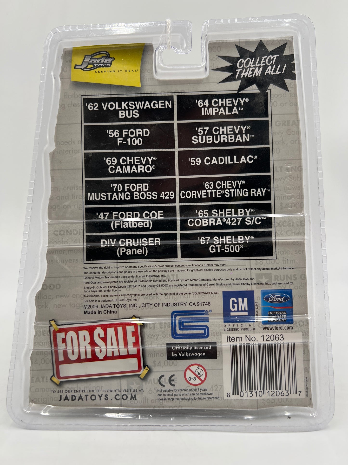 Jada 1/64 For Sale Series 70 Ford Mustang Boss 429 183G