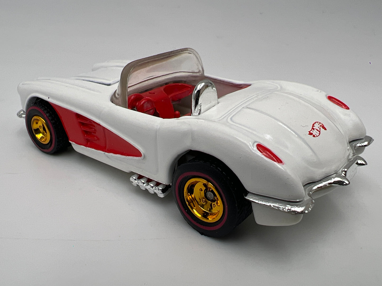 Hot Wheels FAO Schwarz History Of Hot Wheels II Set 58 Corvette White Loose