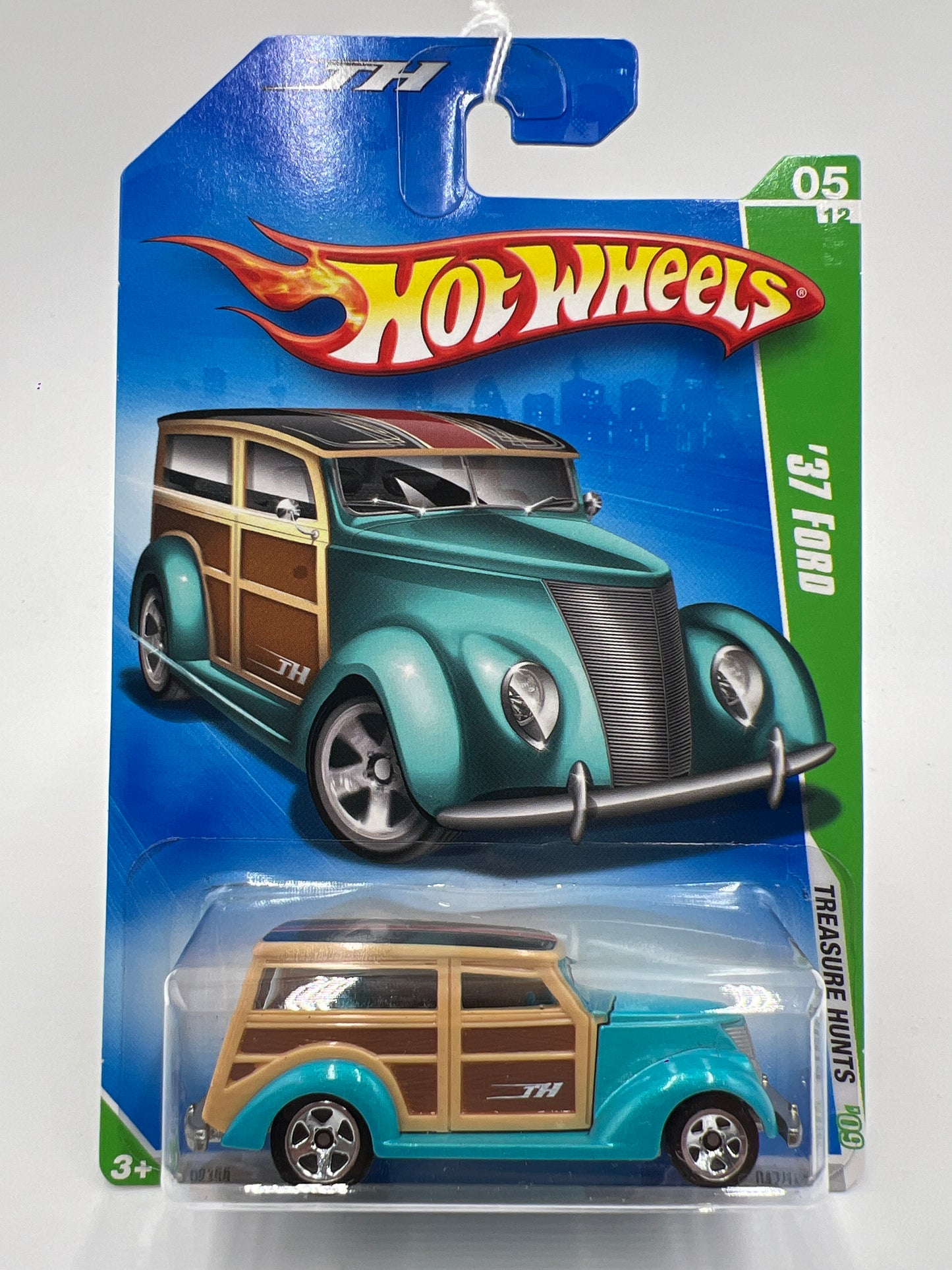 2009 Hot Wheels Treasure Hunts #47 37 Ford Light Blue/Tan 277A