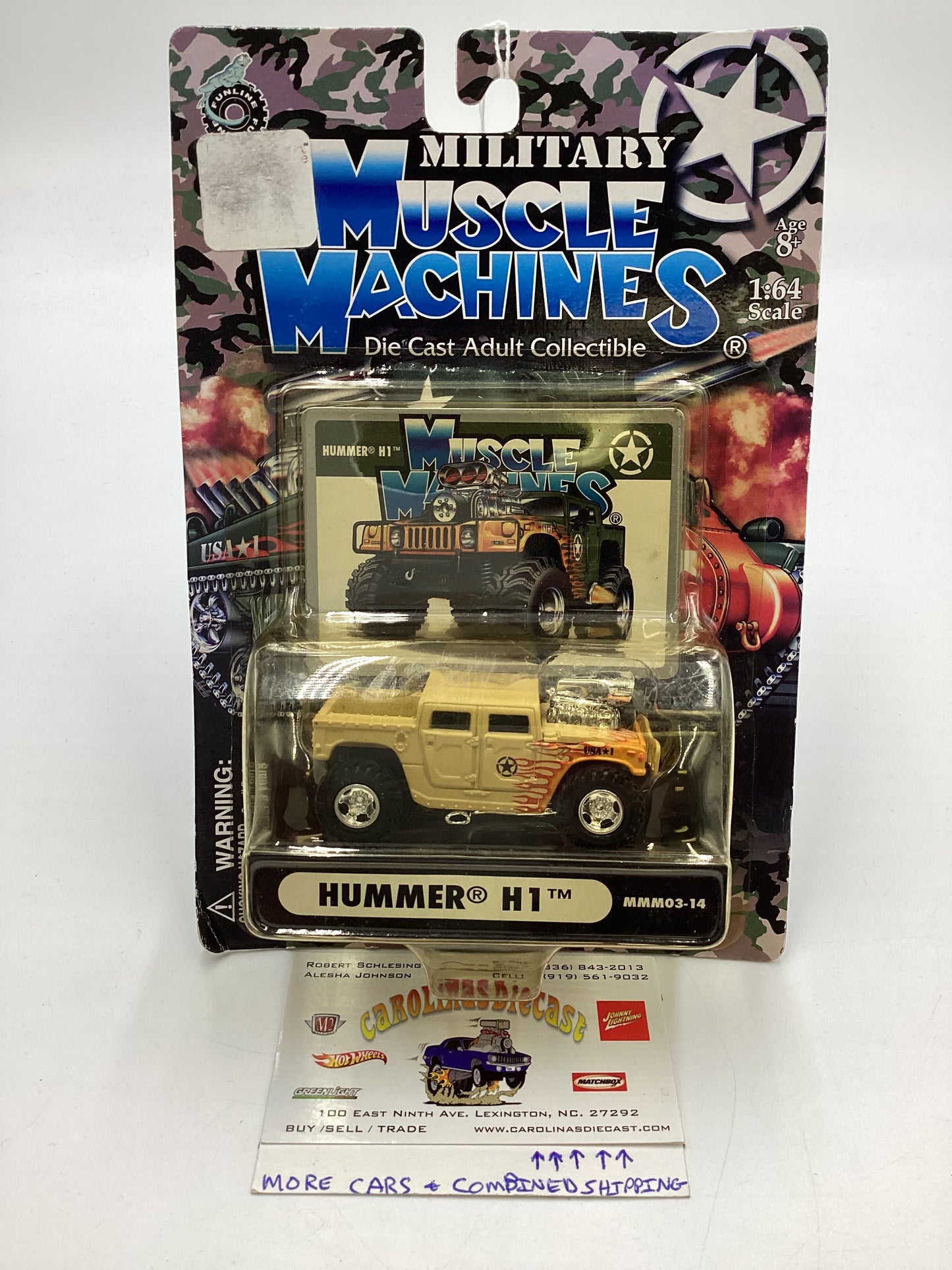 Military Muscle Machines  MMM03-14 Hummer H1 Tan (SR)