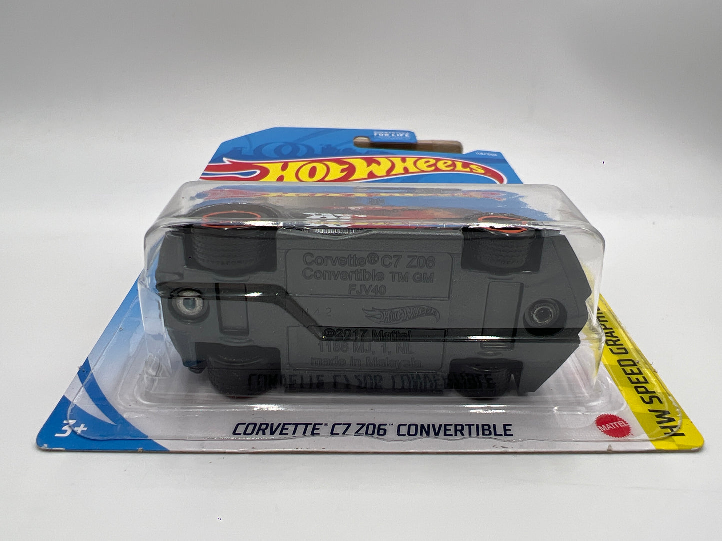 2021 Hot Wheels Super Treasure Hunt #114 Corvette C7 Z06 Convertible Black K&N W/Protector