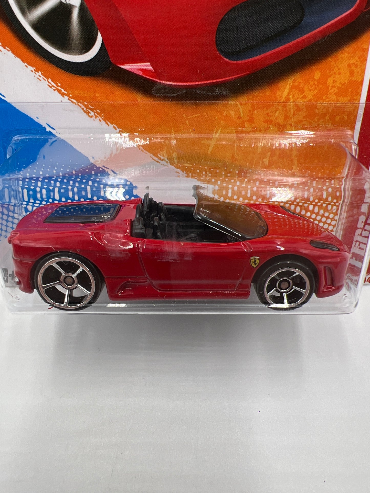 2011 Hot Wheels Thrill Racers Highway #190 Ferrari F430 Spider Red SR
