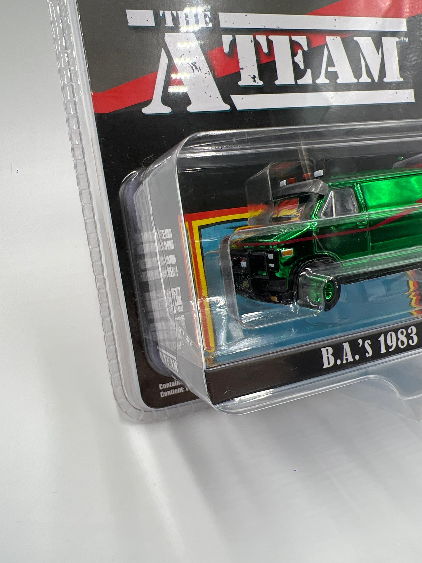 Greenlight Hollywood Series 19 The A Team CHASE B.A.s 1983 GMC Vandura Chrome Green