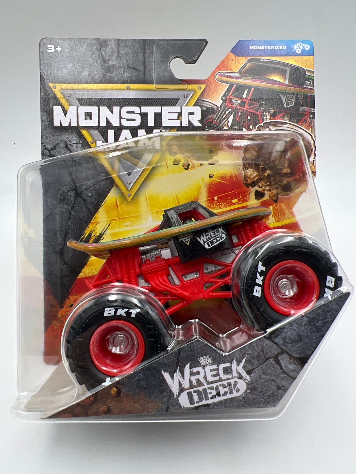 Monster Jam Series 45 Monsterized Wreck Deck crease card 130C
