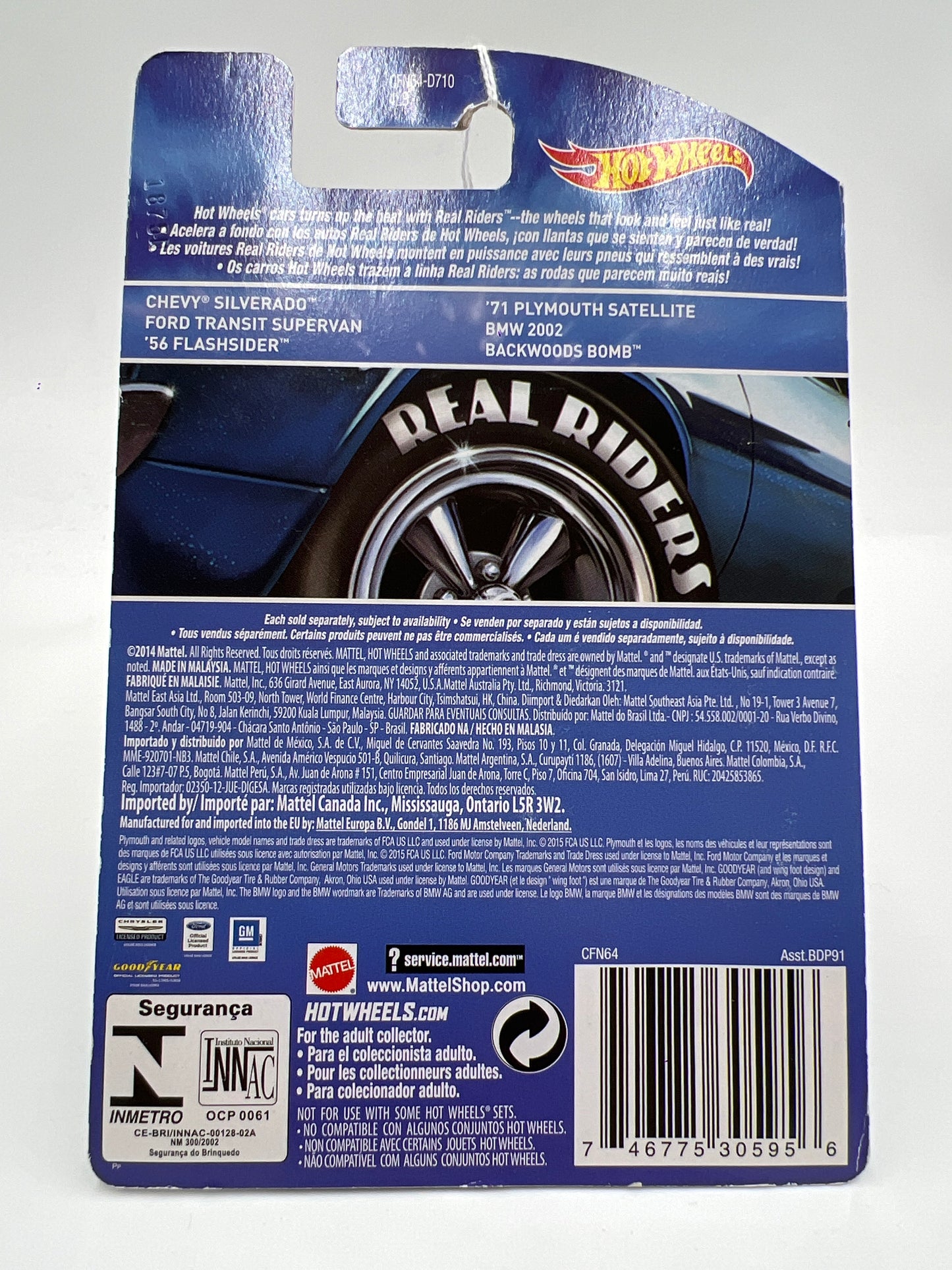 Hot Wheels Heritage Real Riders #11 BMW 2002 Silver 245A