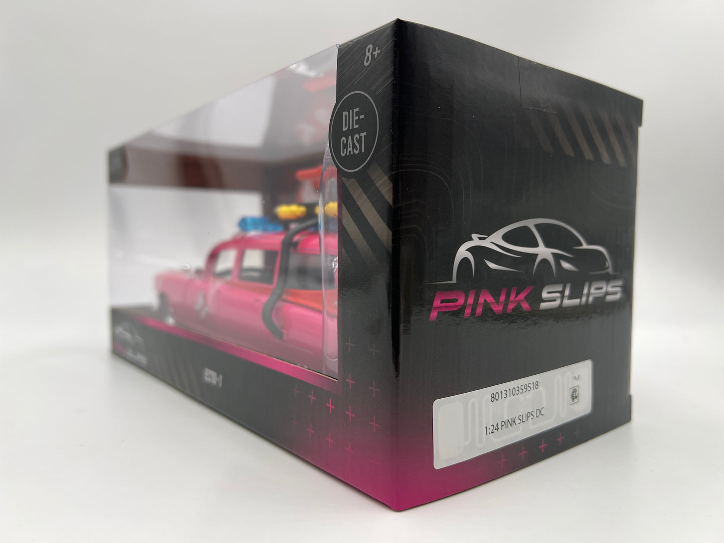 Jada Pink Slips 1/24 Chase Ghostbusters Ecto-1 Pink
