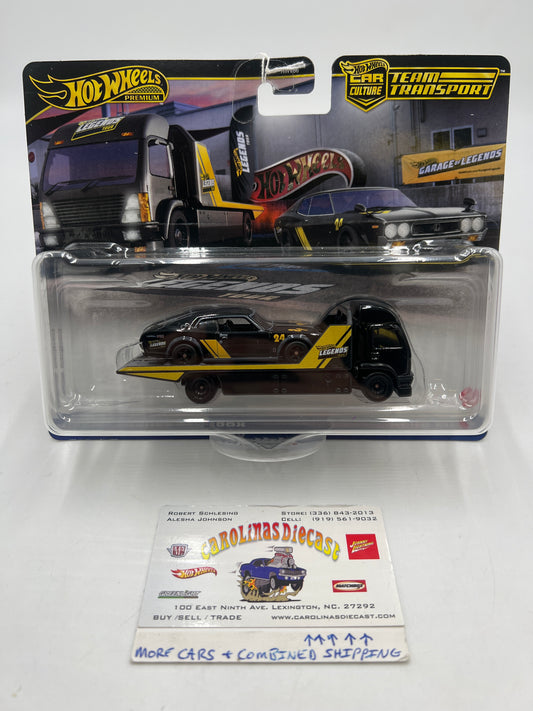 2024 Hot Wheels Team Transport Legends Tour Walmart Exclusive Nissan Laurel 2000 SGX & Aero Lift 278C