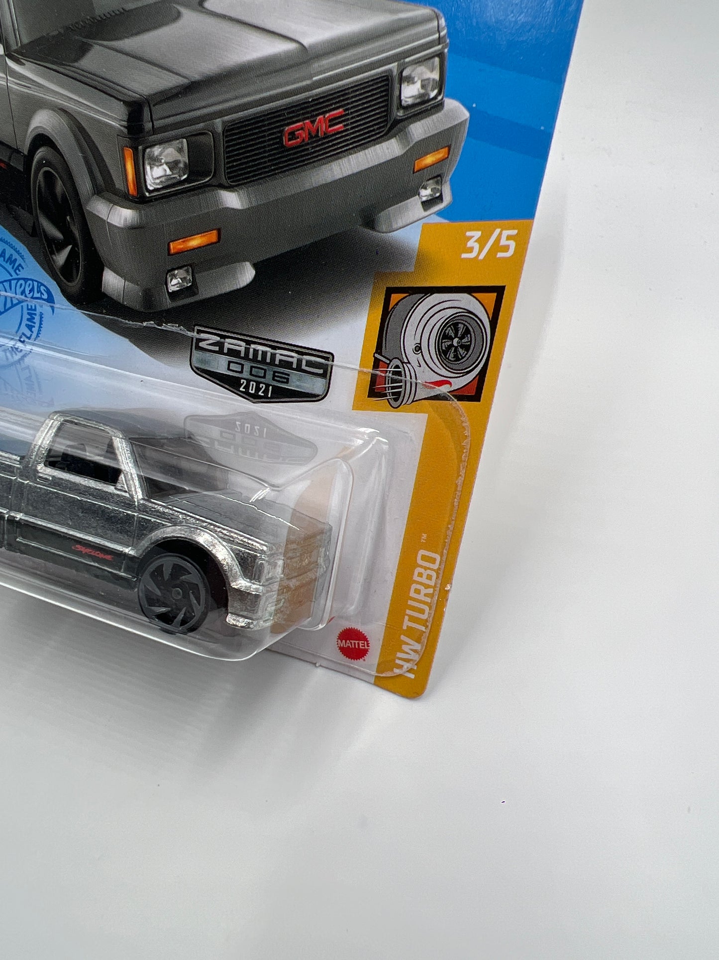 2021 Hot Wheels Walmart Exclusive Zamac 6 #92 91 GMC Syclone W/Protector