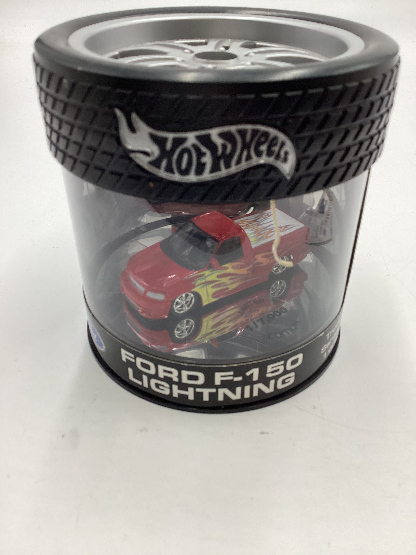 2003 Hot Wheels Oil Can Truck Series 1/7000 Ford F-150 Lightning Red HTF Hobby Exclusive