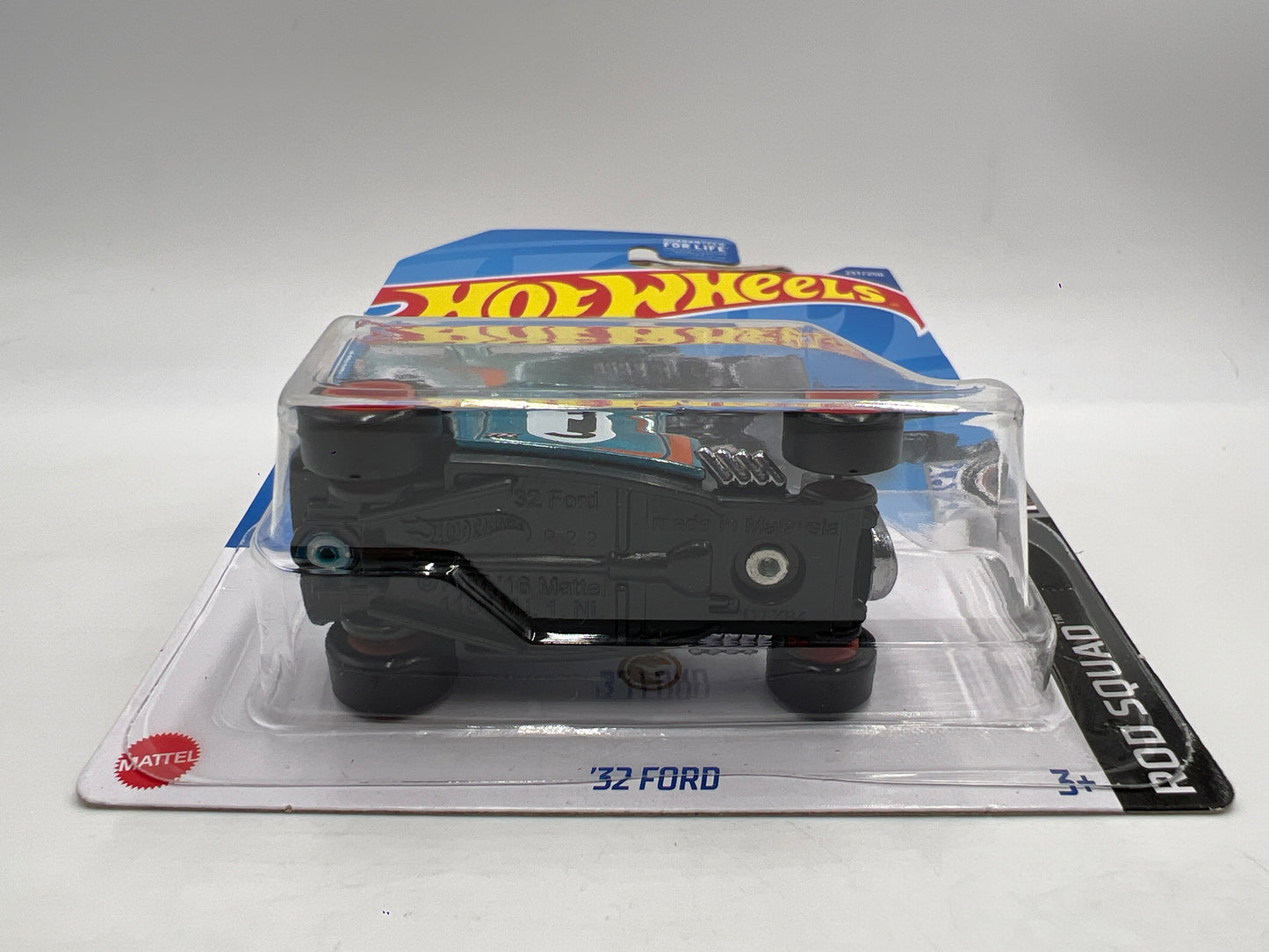 2022 Hot Wheels Super Treasure Hunt #237 32 Ford Gulf Blue W/Protector