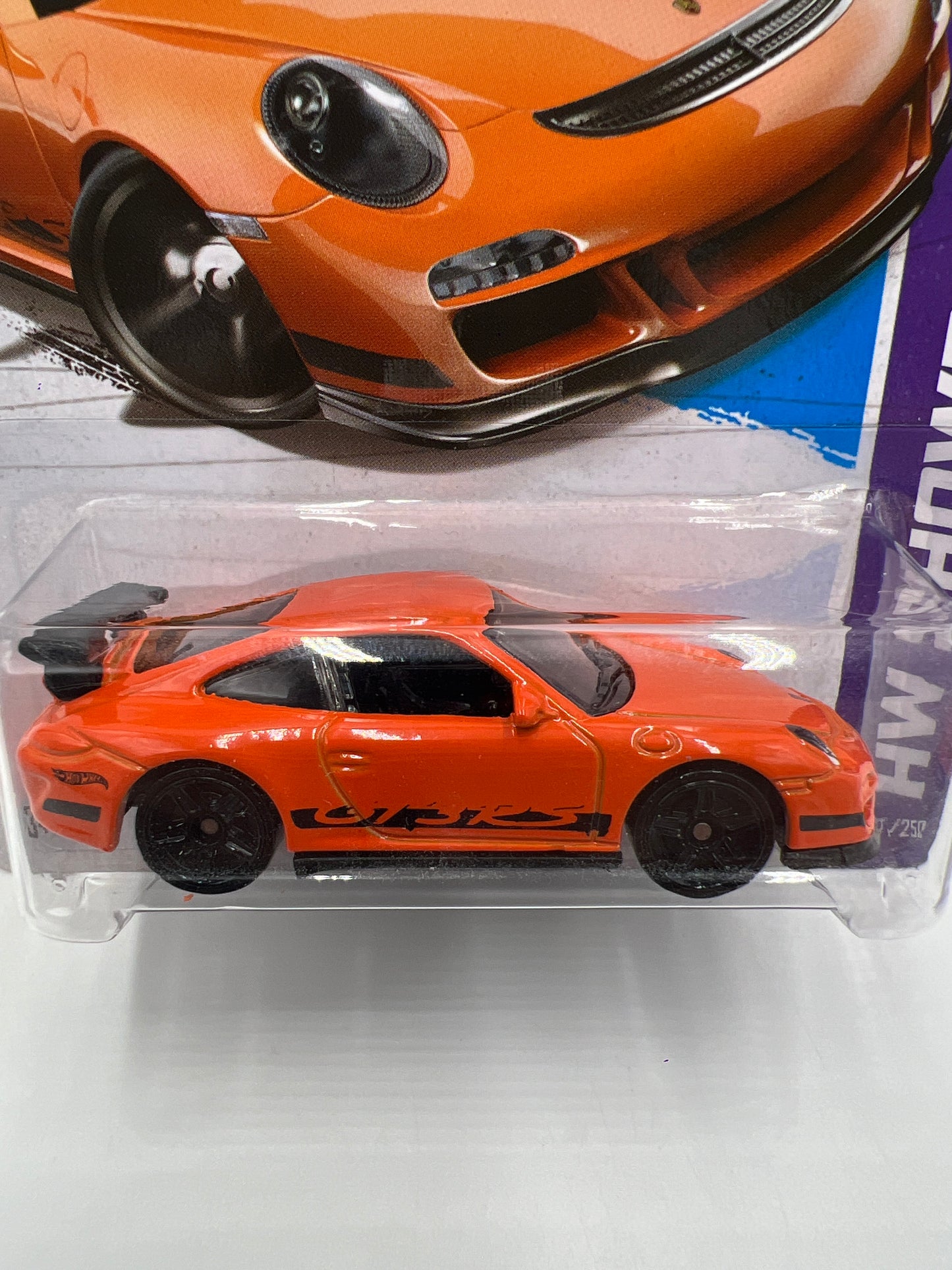 2013 Hot Wheels Showroom #157 Porsche 911 GT3 RS Orange 101B