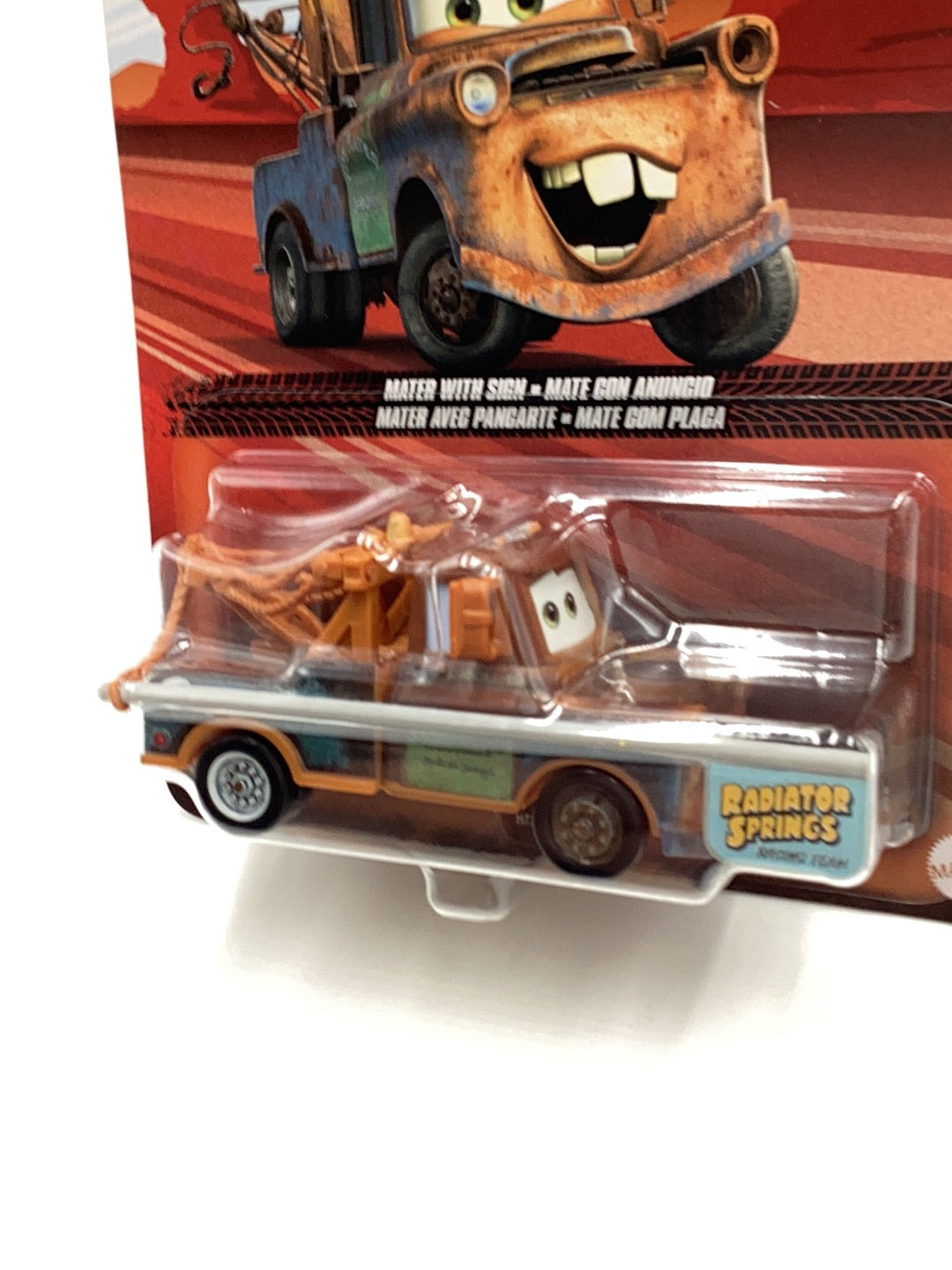 2021 Disney Pixar Cars Mater with Sign 140F